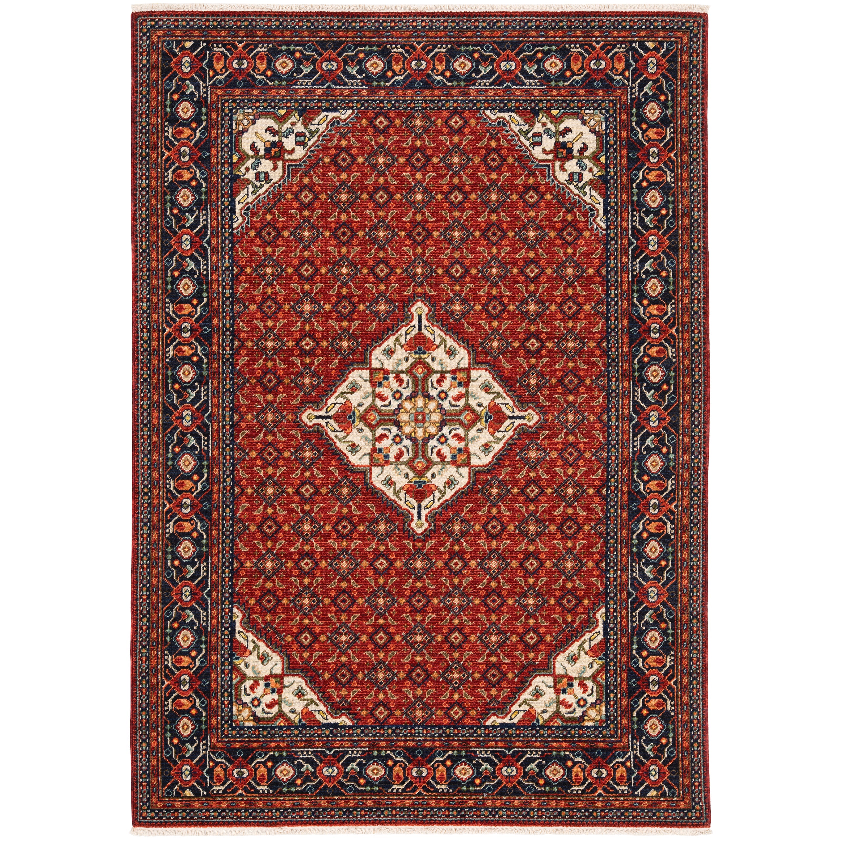 Oriental Weavers Lilihan 1C Red/Blue Area Rug