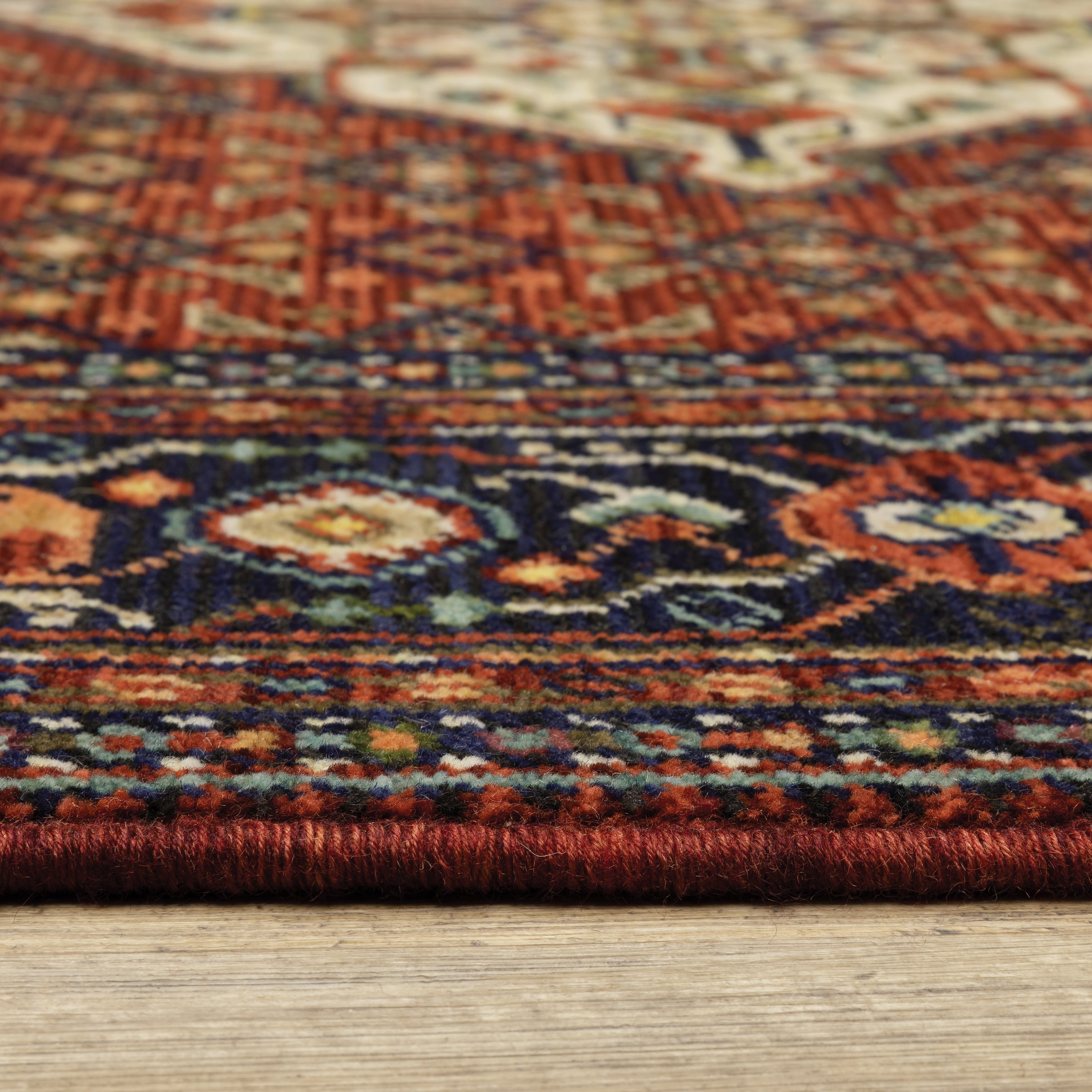 Oriental Weavers Lilihan 1C Red/Blue Area Rug