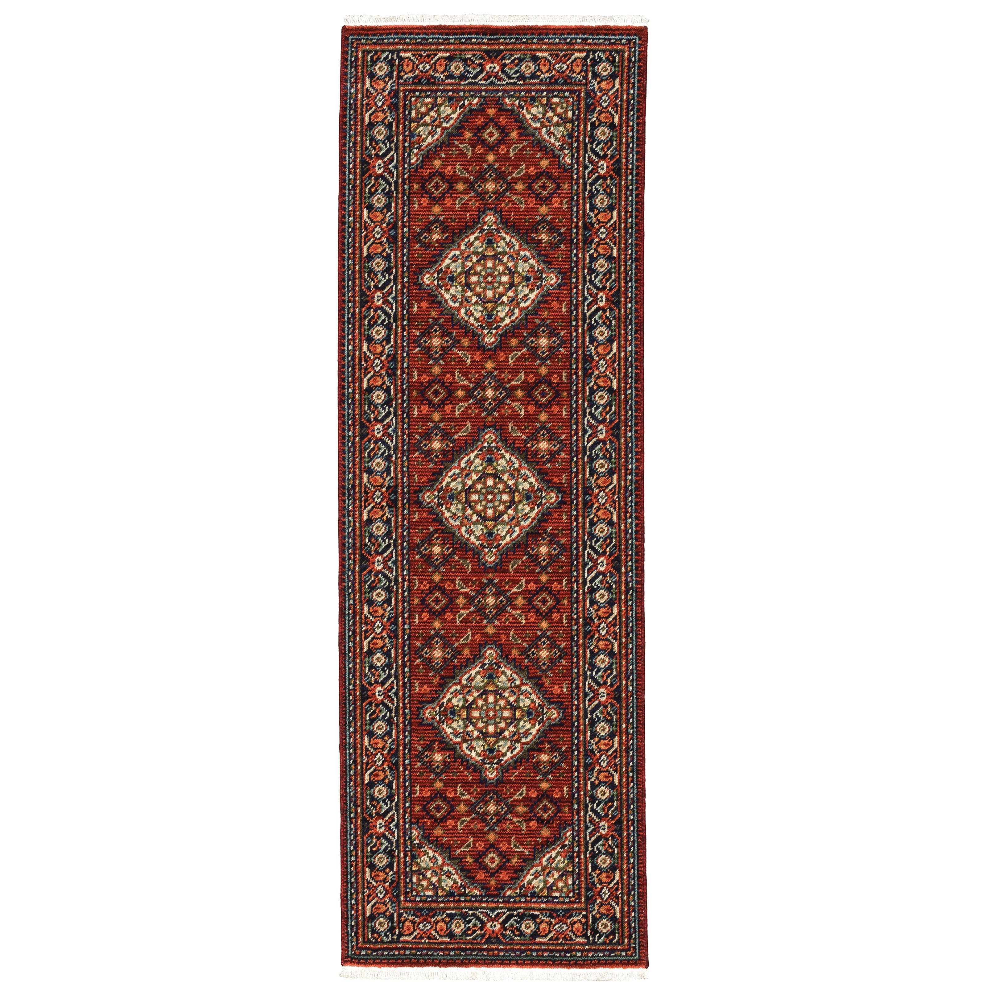 Oriental Weavers Lilihan 1C Red/Blue Area Rug