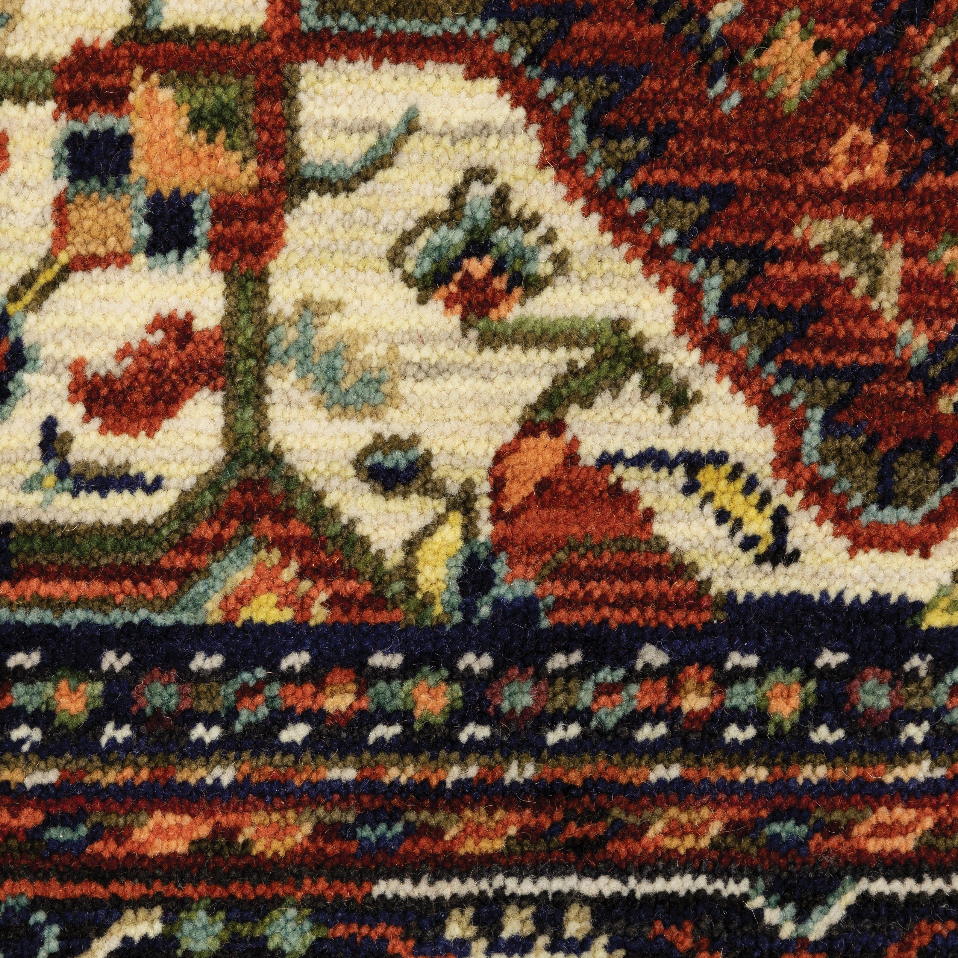Oriental Weavers Lilihan 1C Red/Blue Area Rug