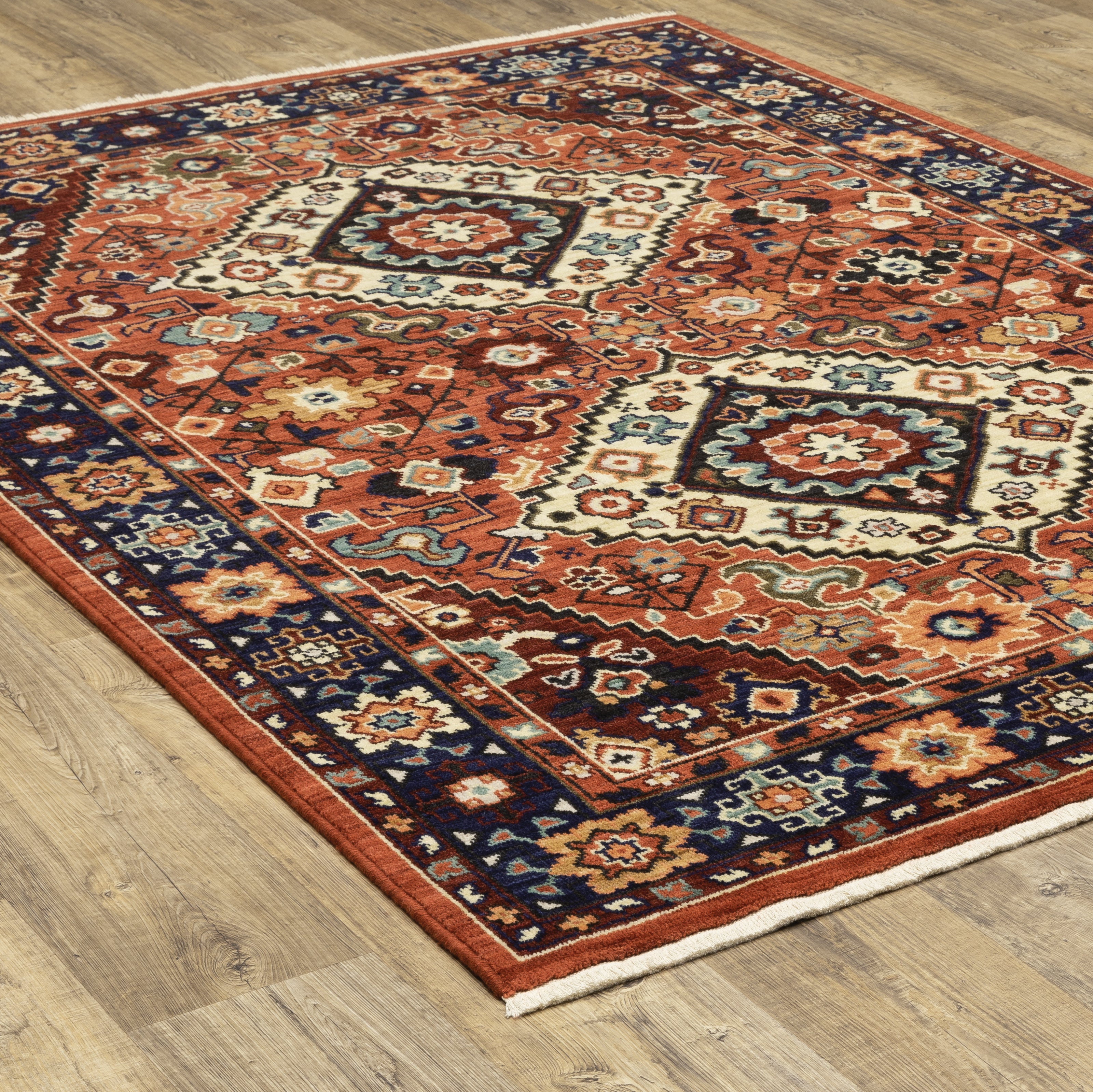 Oriental Weavers Lilihan 2061V Red/Blue Area Rug