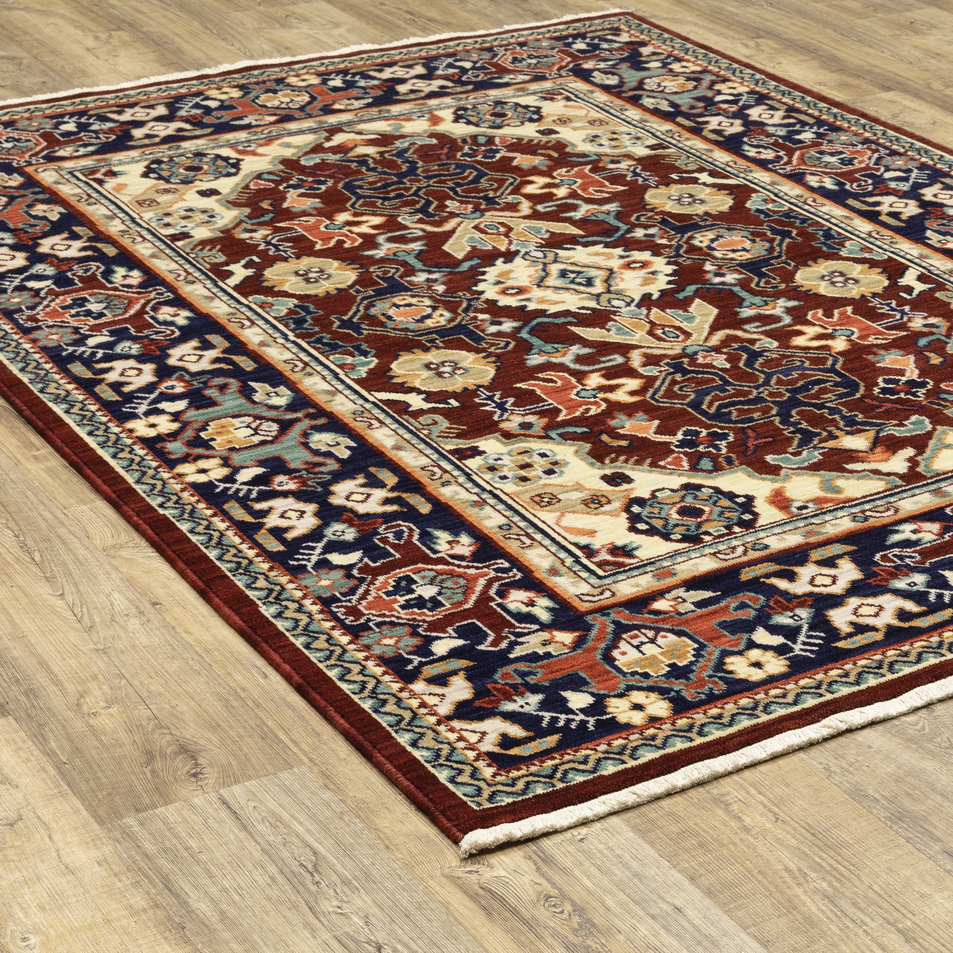 Oriental Weavers Lilihan 2062R Red/Blue Area Rug