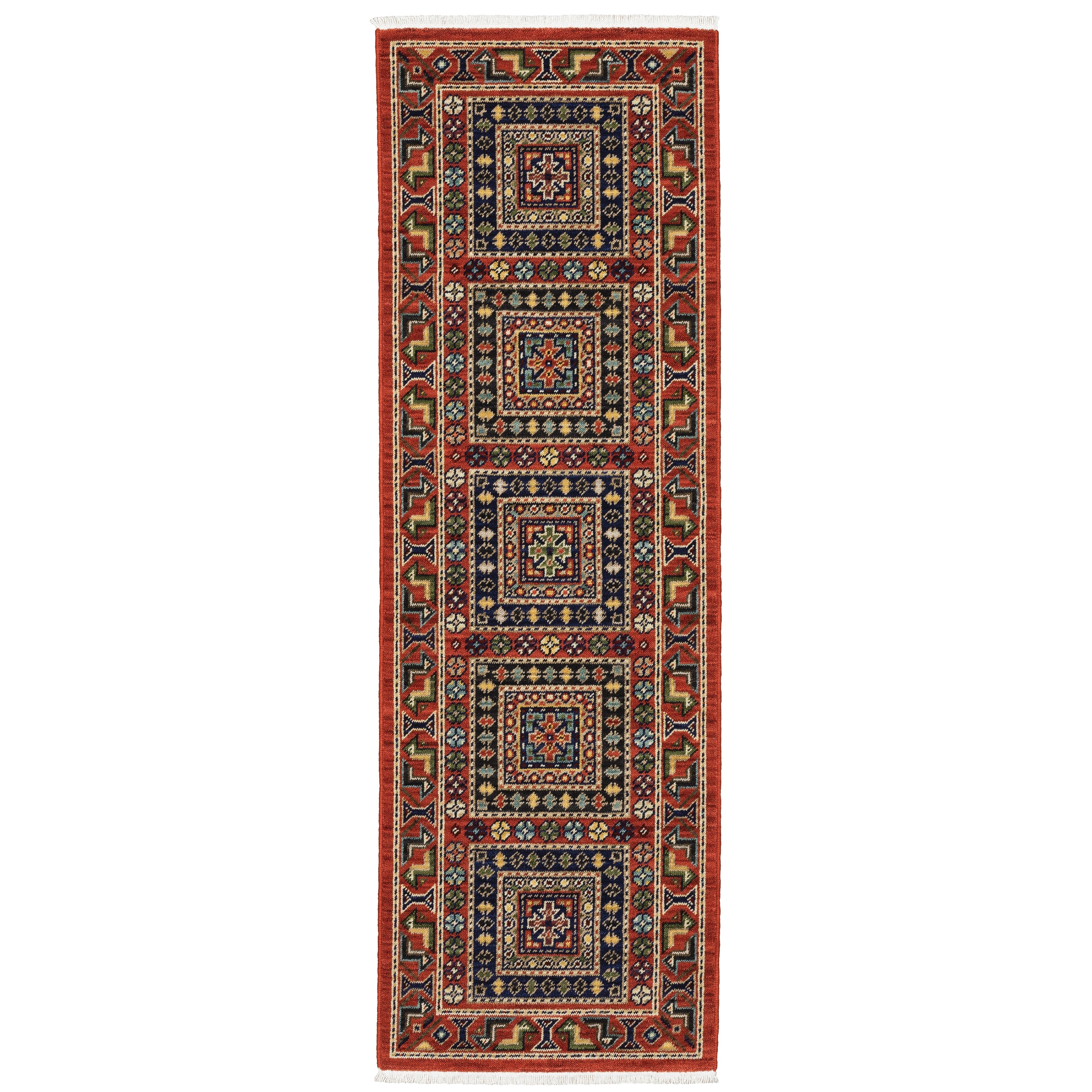 Oriental Weavers Lilihan 2C Red/Multi Area Rug