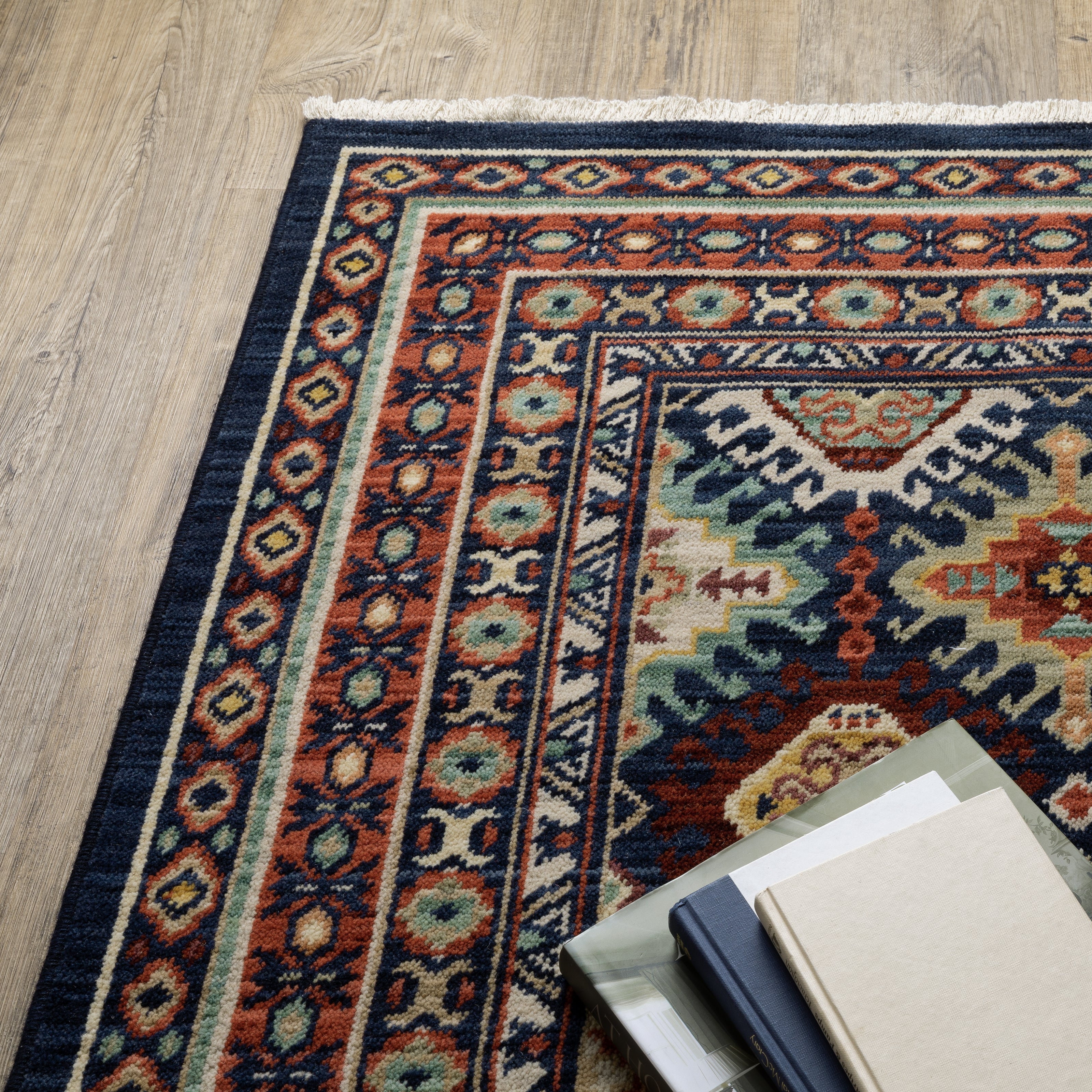Oriental Weavers Lilihan 3B Navy/Multi Area Rug