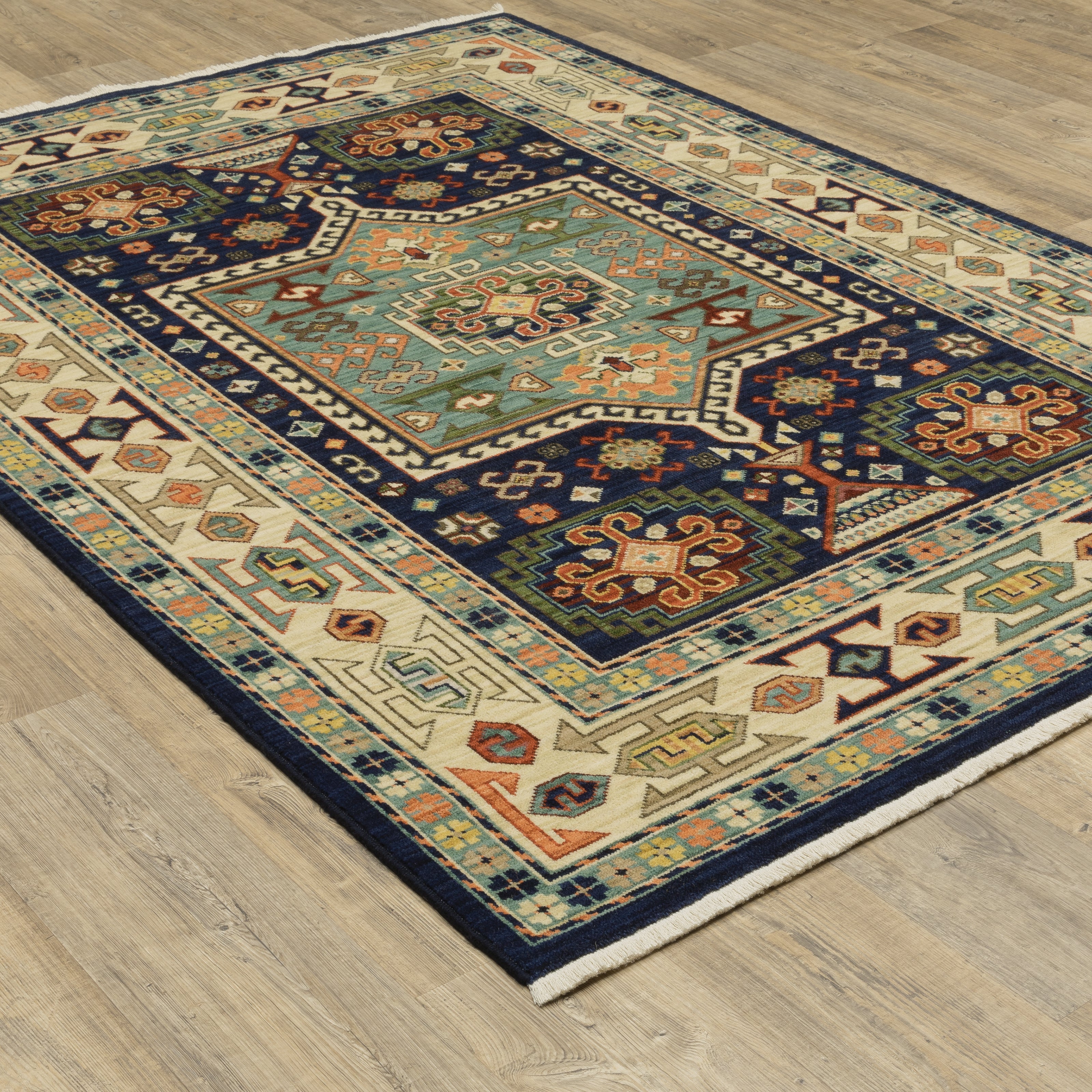 Oriental Weavers Lilihan 41H Blue/Ivory Area Rug