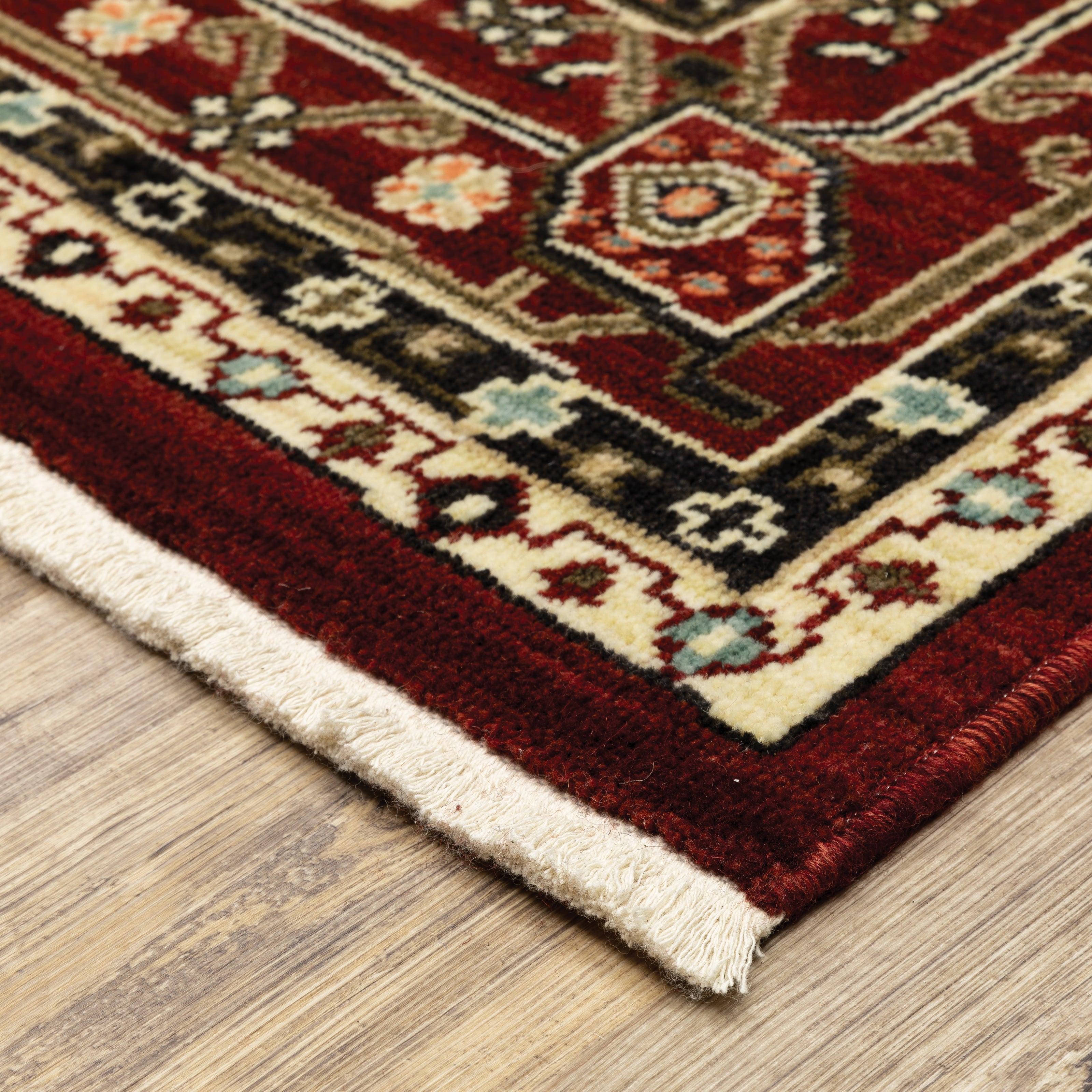 Oriental Weavers Lilihan 43S Red/Black Area Rug