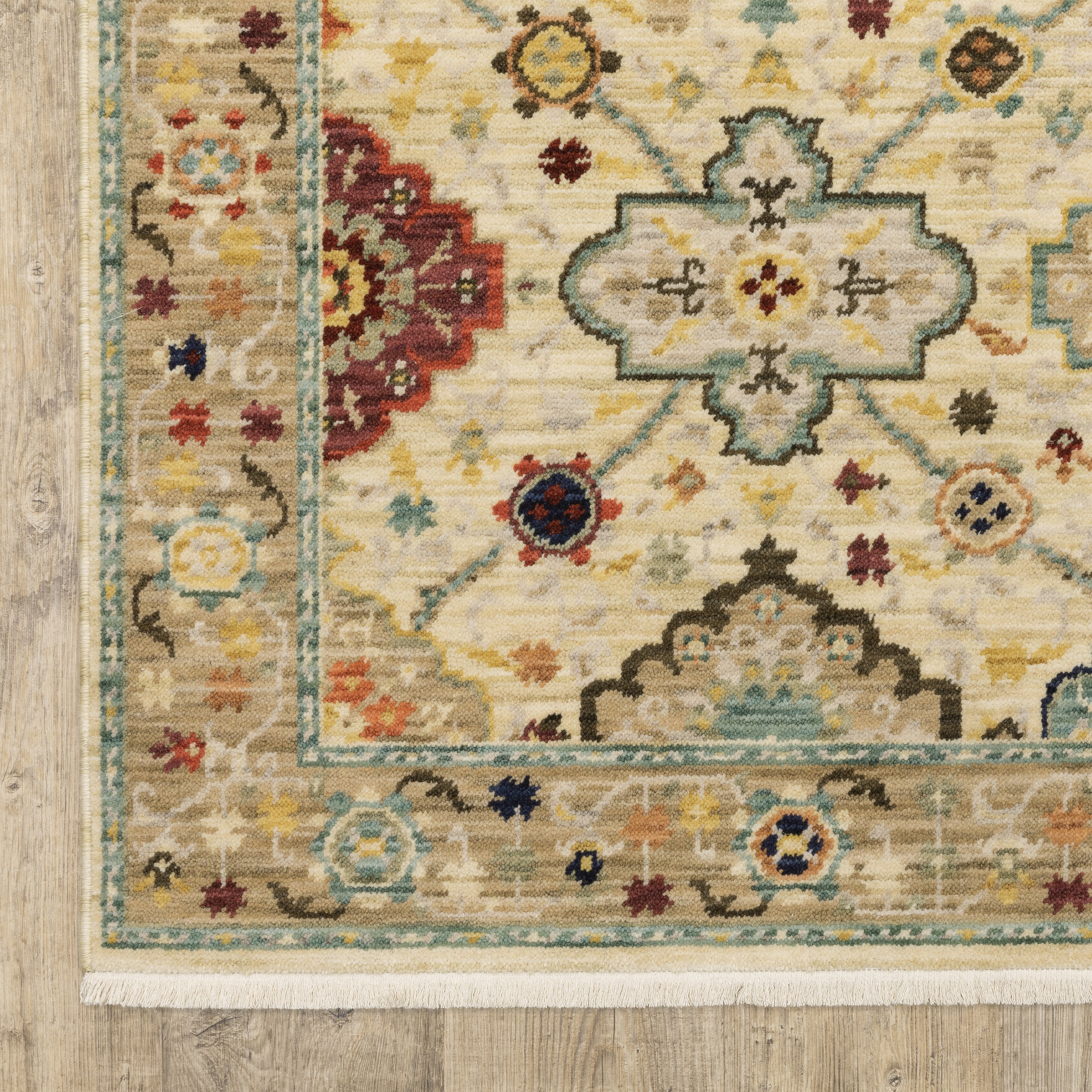 Oriental Weavers Lilihan 4601W Beige/Multi Area Rug