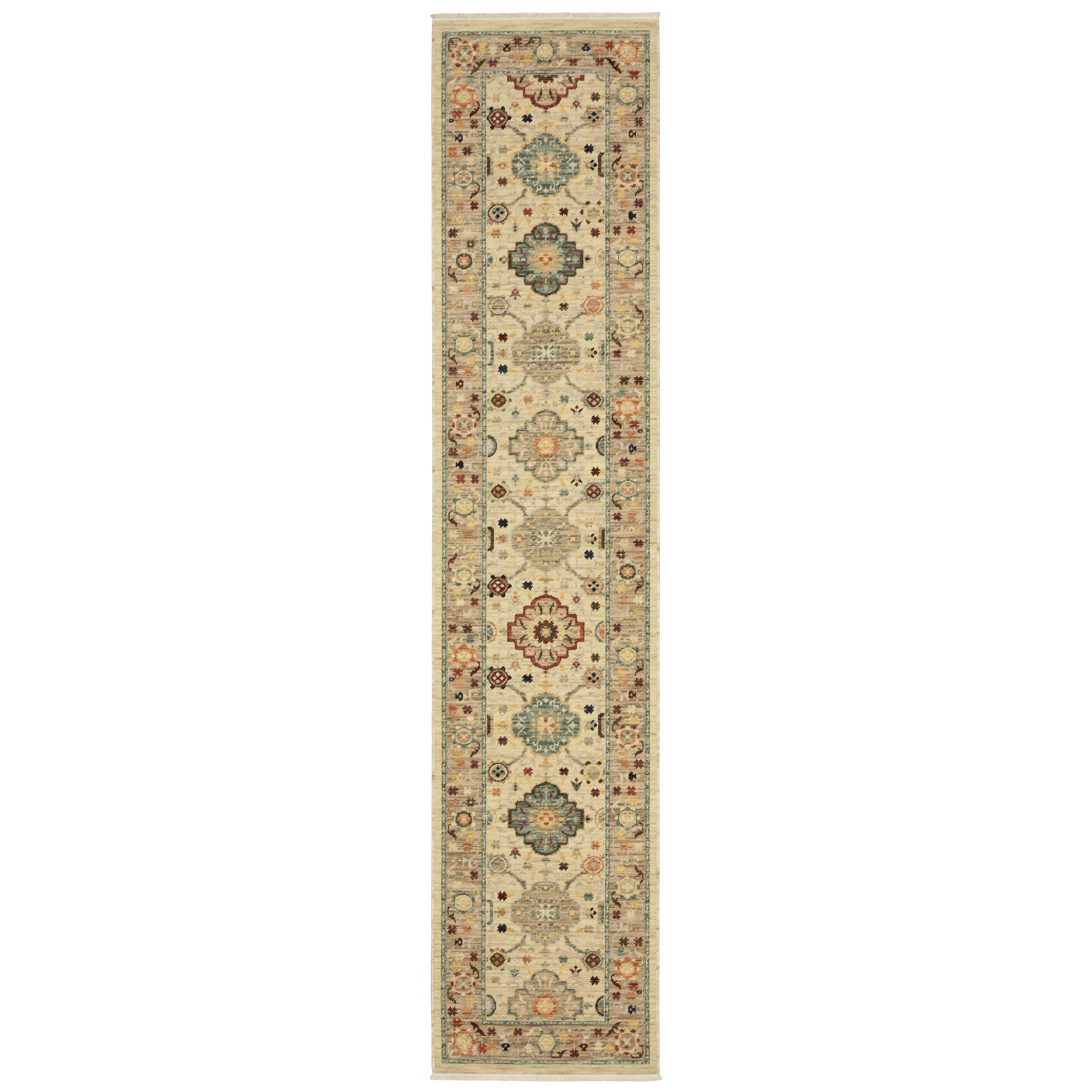 Oriental Weavers Lilihan 4601W Beige/Multi Area Rug