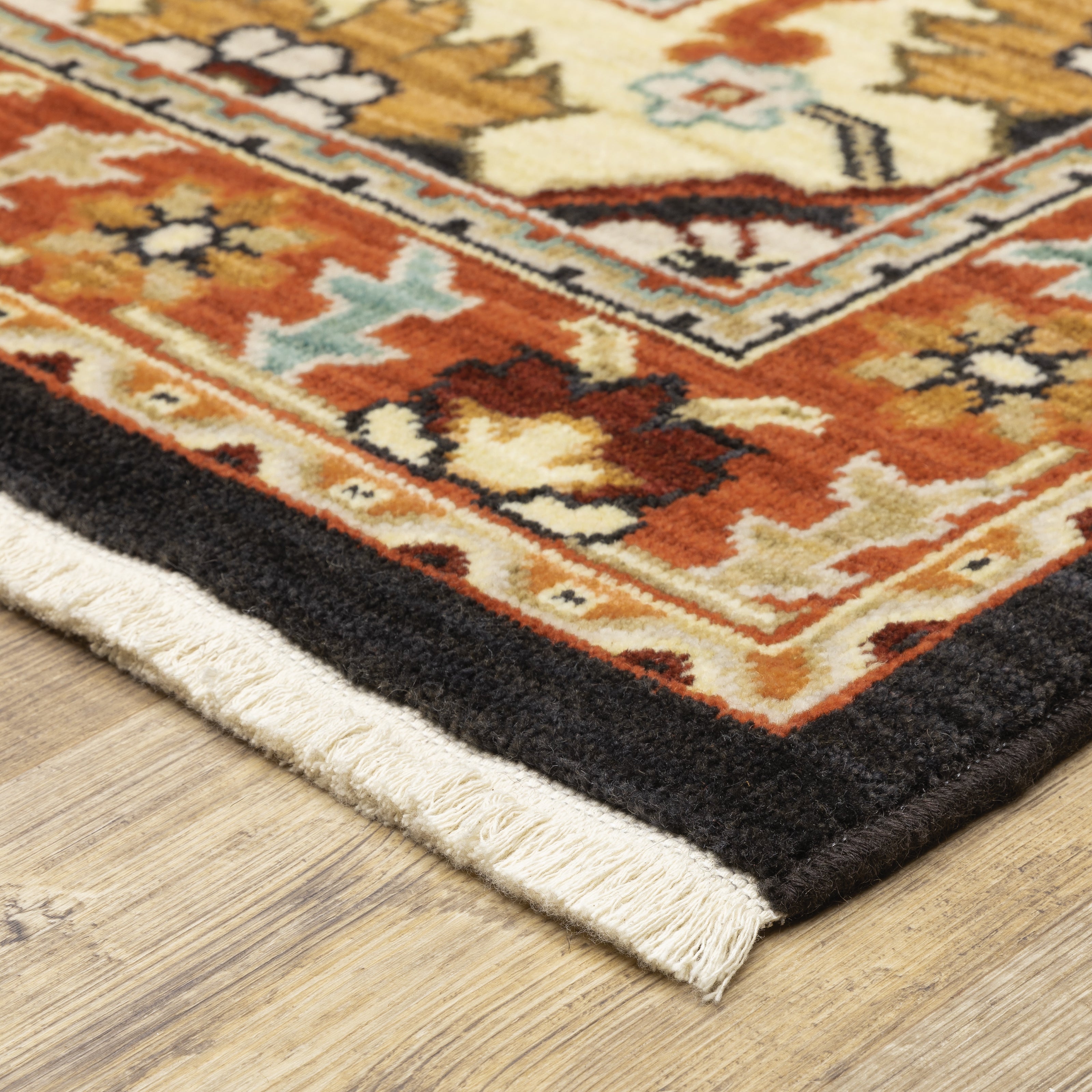 Oriental Weavers Lilihan 4929A Black/Red Area Rug