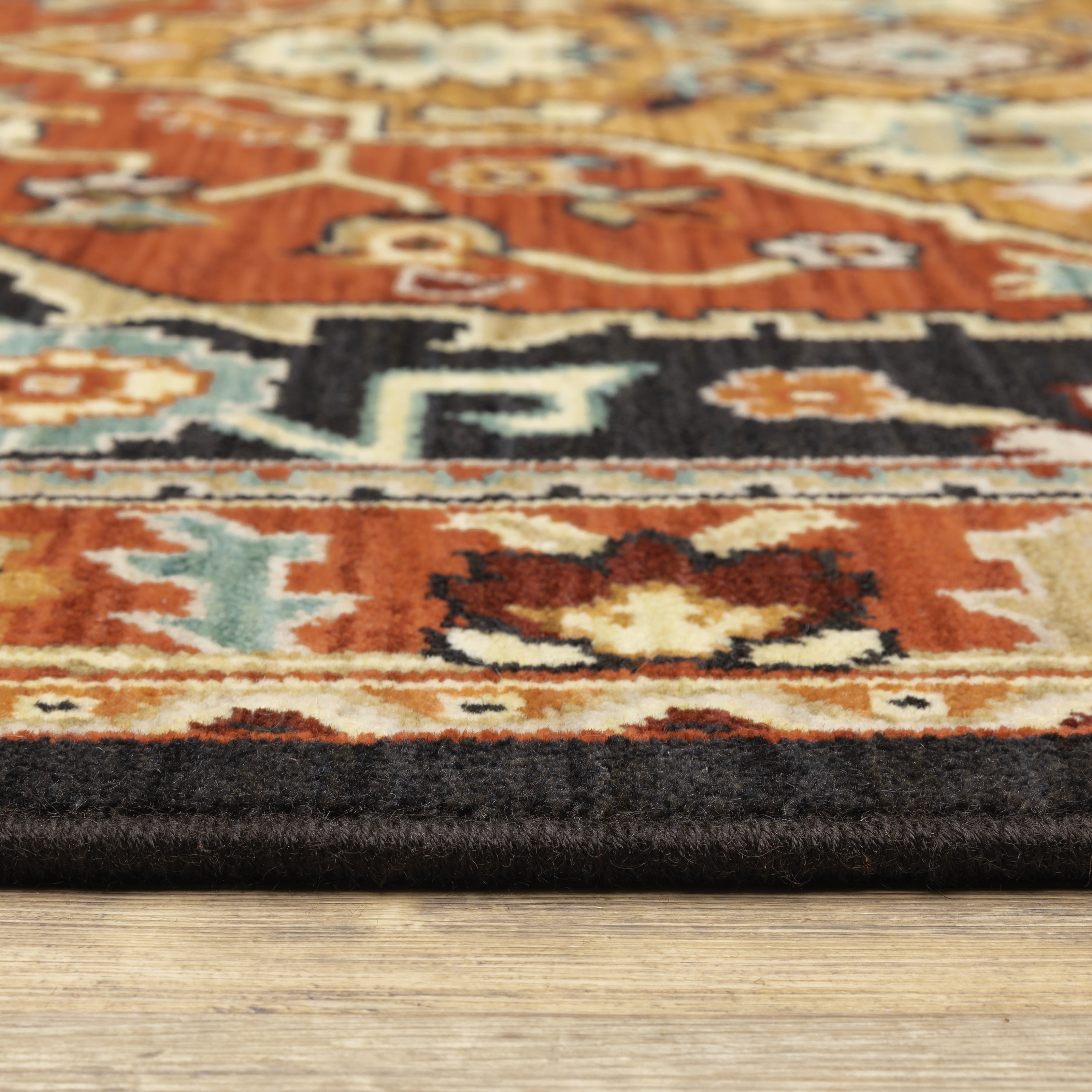 Oriental Weavers Lilihan 4929A Black/Red Area Rug
