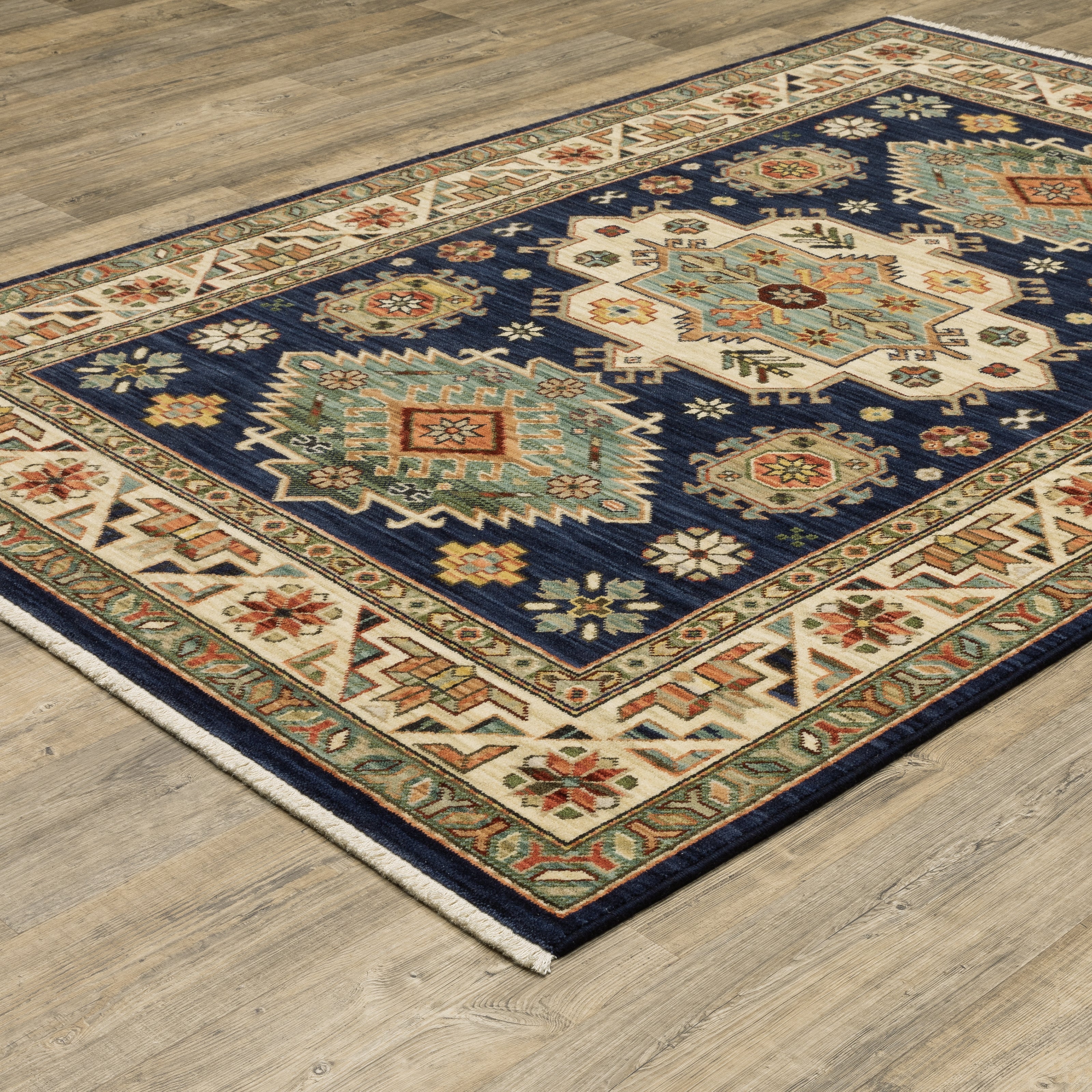 Oriental Weavers Lilihan 532B Navy/Multi Area Rug