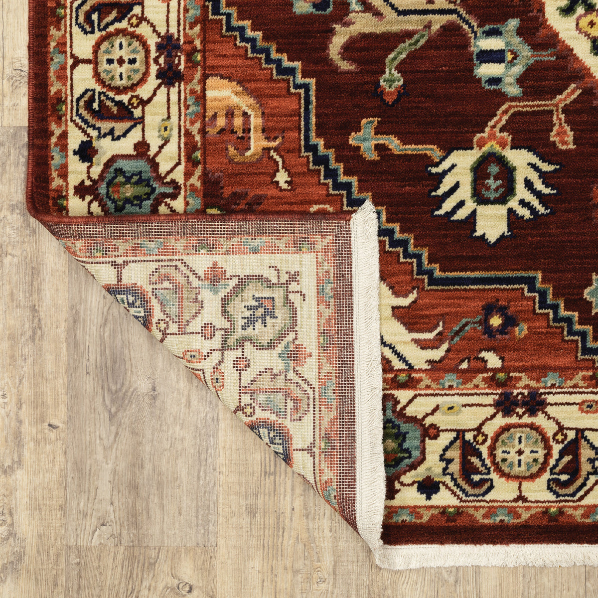 Oriental Weavers Lilihan 5502C Red/Ivory Area Rug