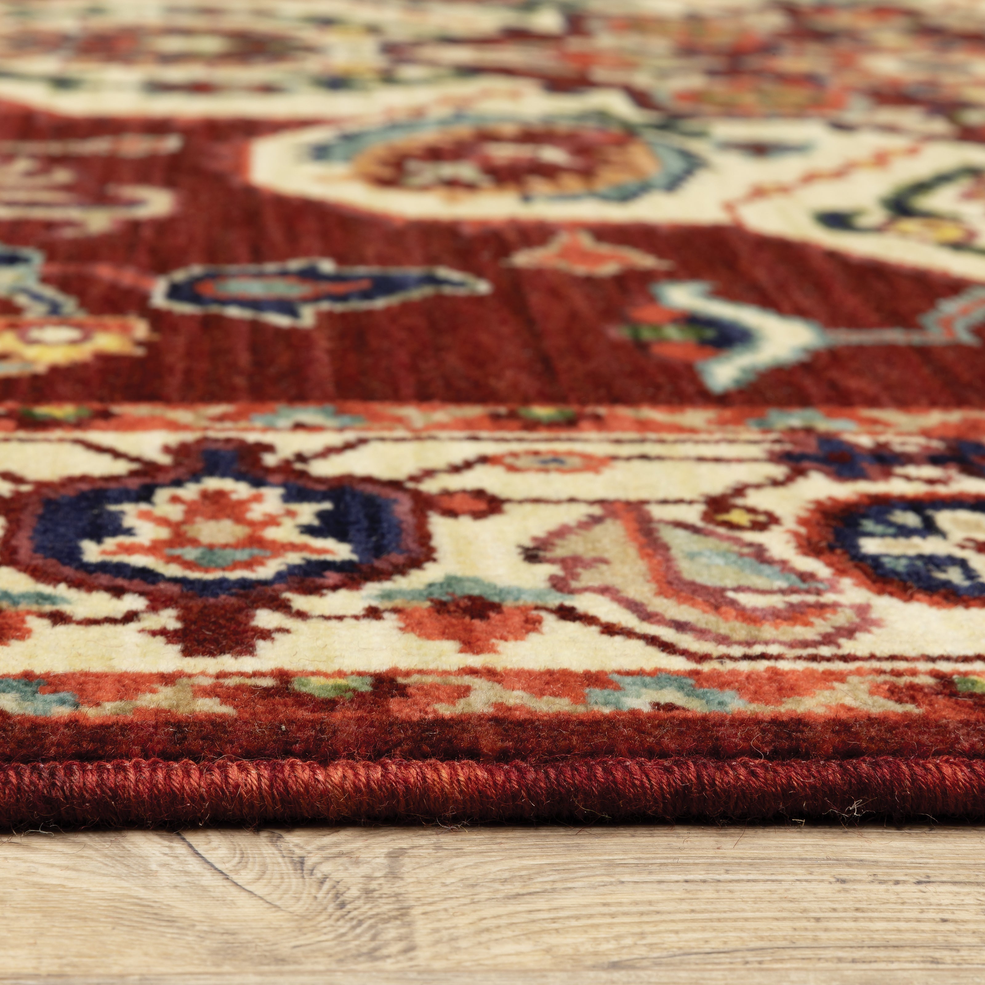 Oriental Weavers Lilihan 5502C Red/Ivory Area Rug