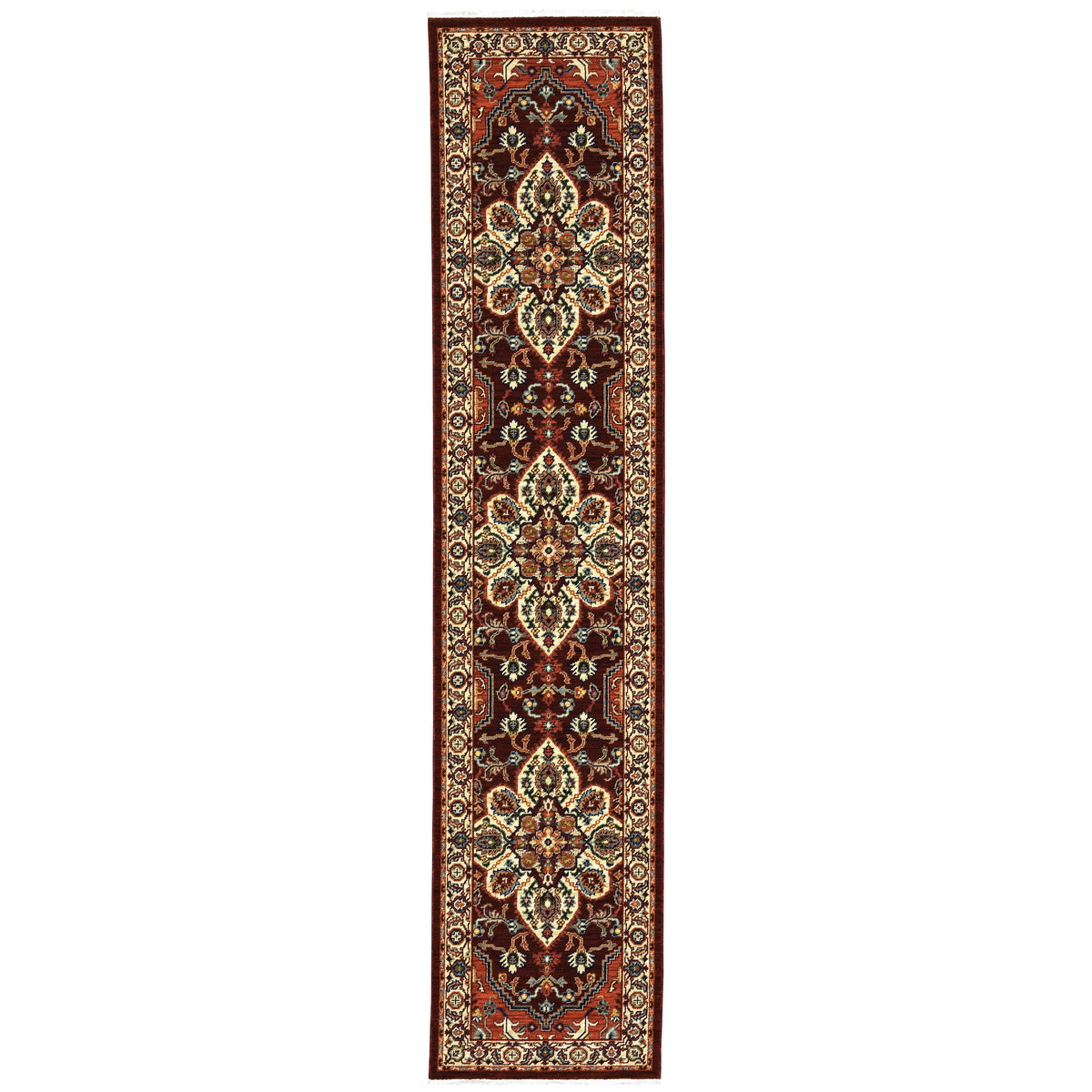 Oriental Weavers Lilihan 5502C Red/Ivory Area Rug