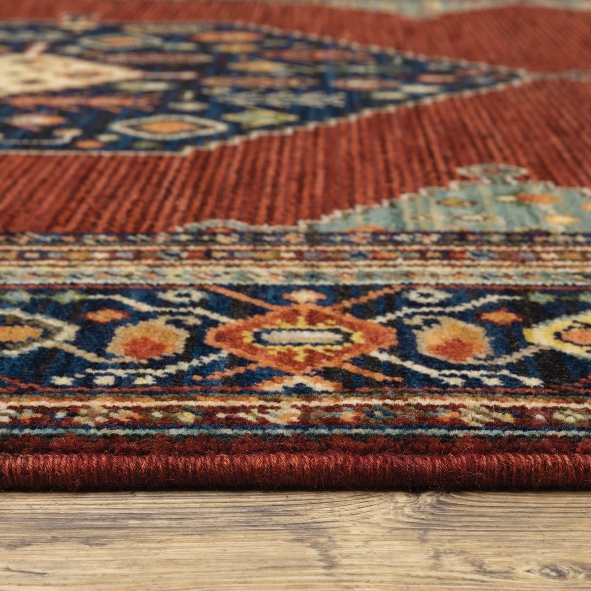 Oriental Weavers Lilihan 5503M Red/Blue Area Rug
