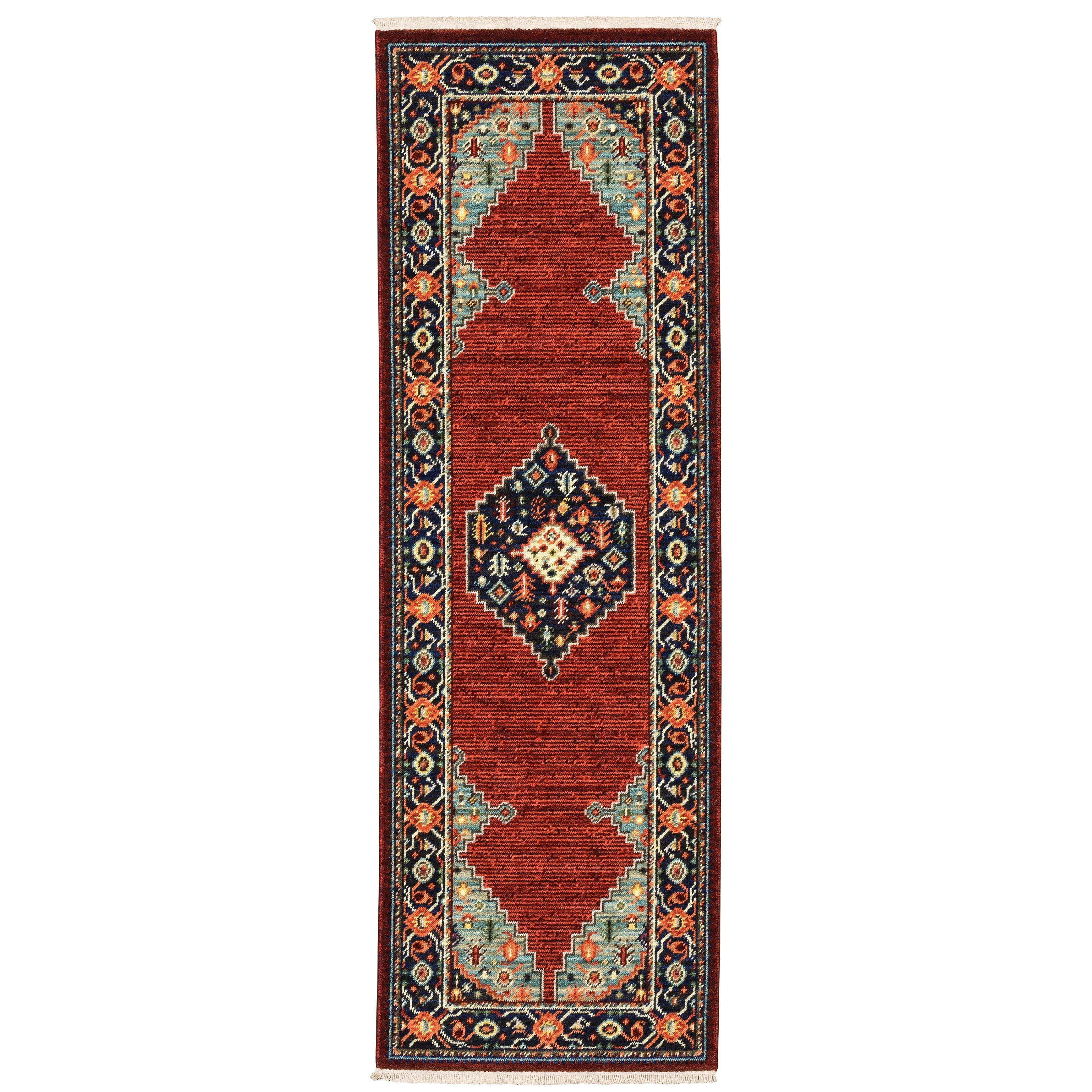 Oriental Weavers Lilihan 5503M Red/Blue Area Rug