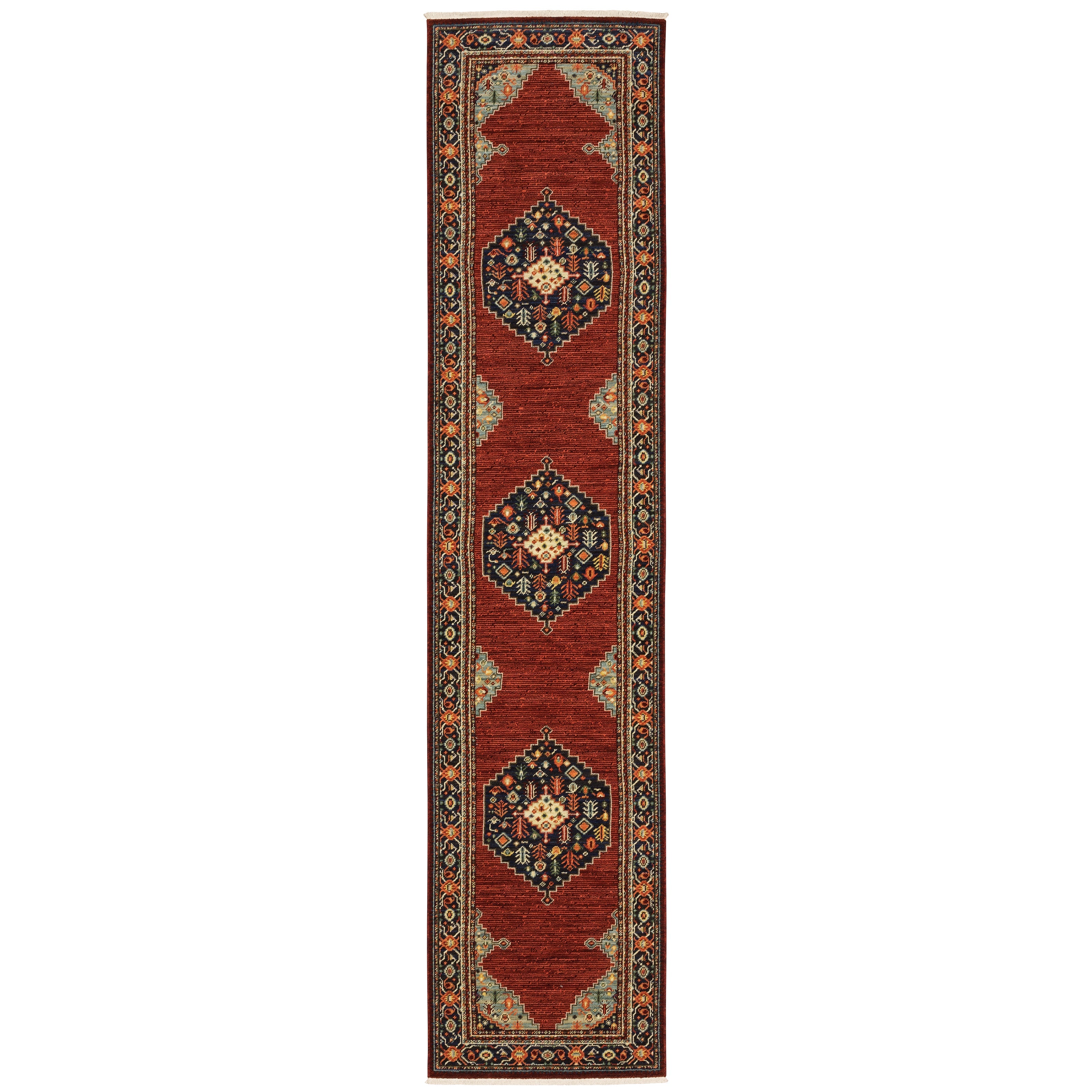 Oriental Weavers Lilihan 5503M Red/Blue Area Rug