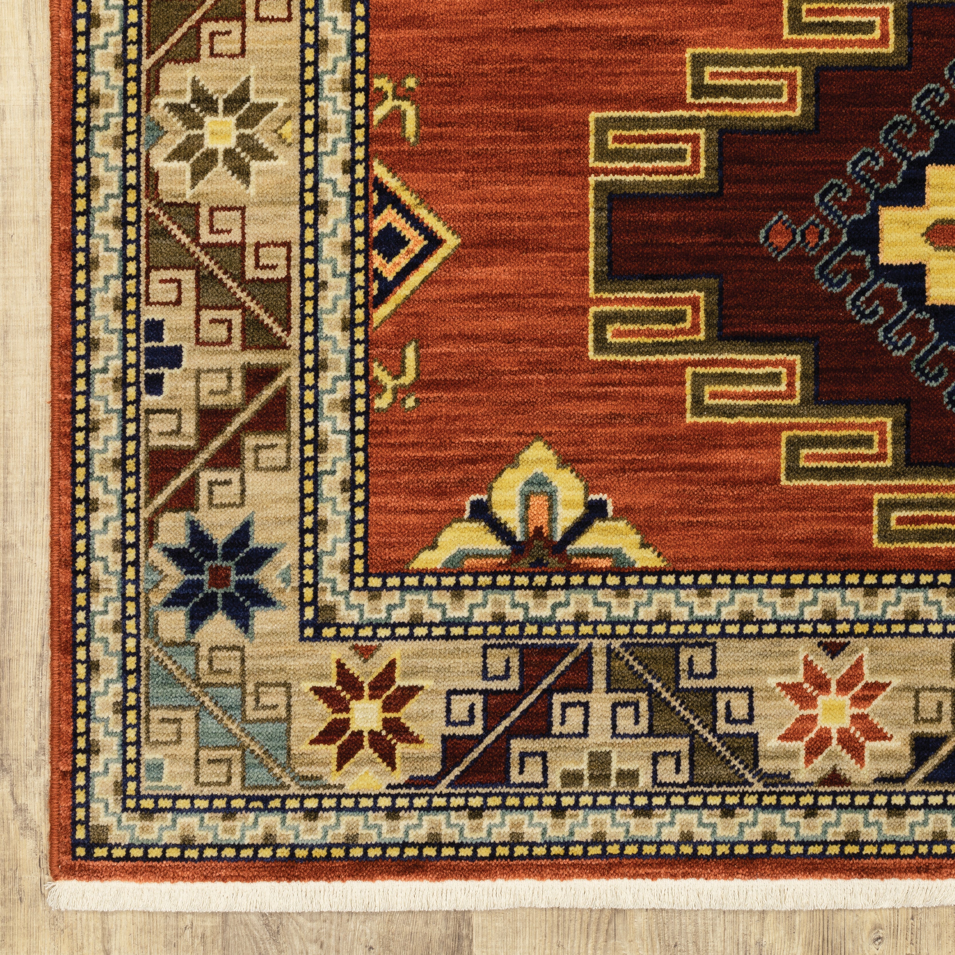 Oriental Weavers Lilihan 5504P Red/Multi Area Rug