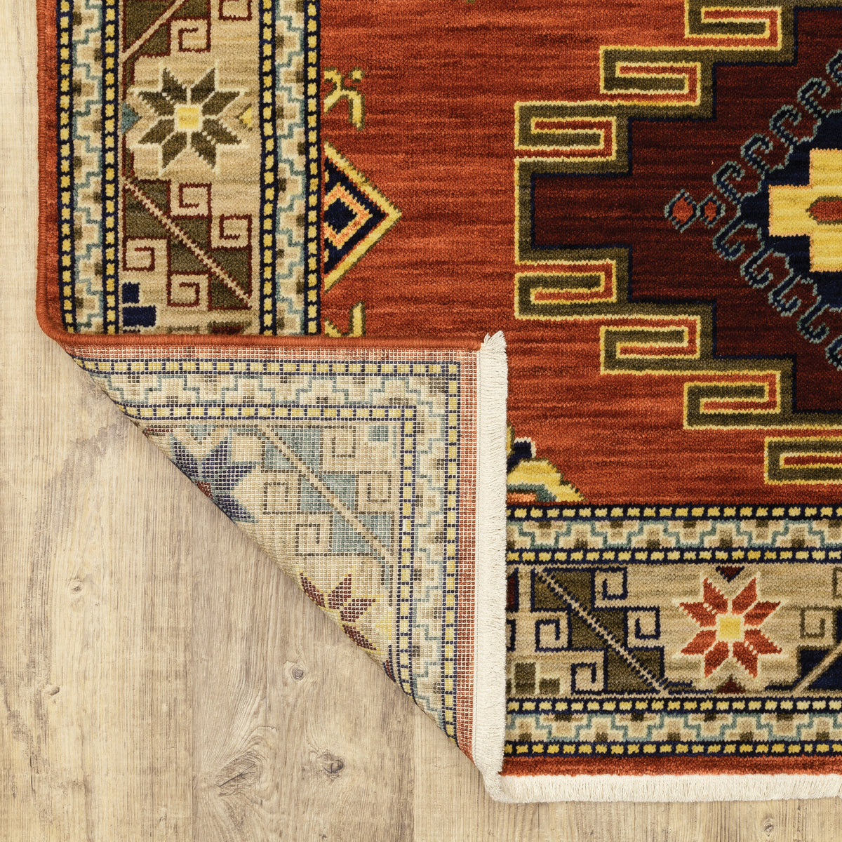 Oriental Weavers Lilihan 5504P Red/Multi Area Rug