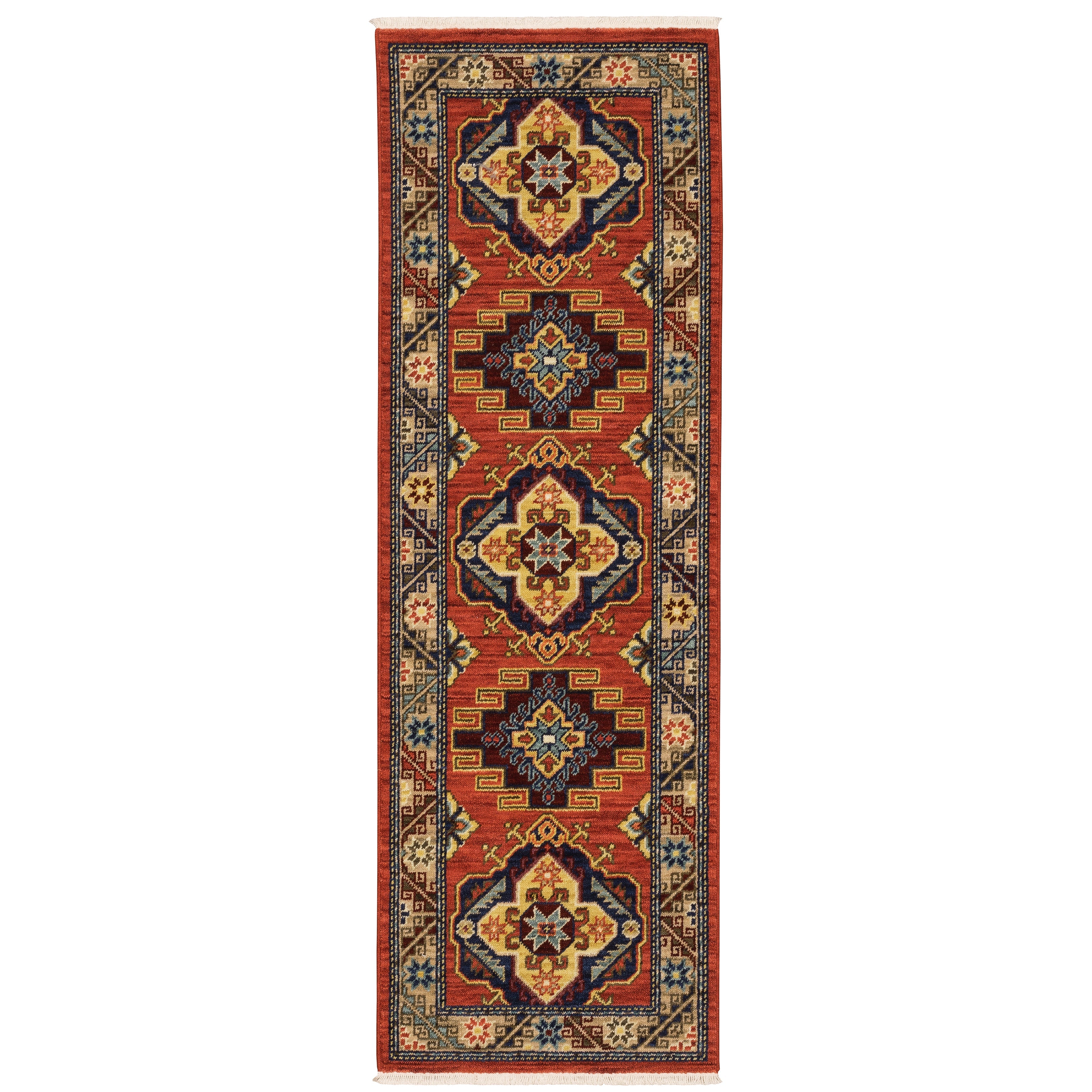 Oriental Weavers Lilihan 5504P Red/Multi Area Rug