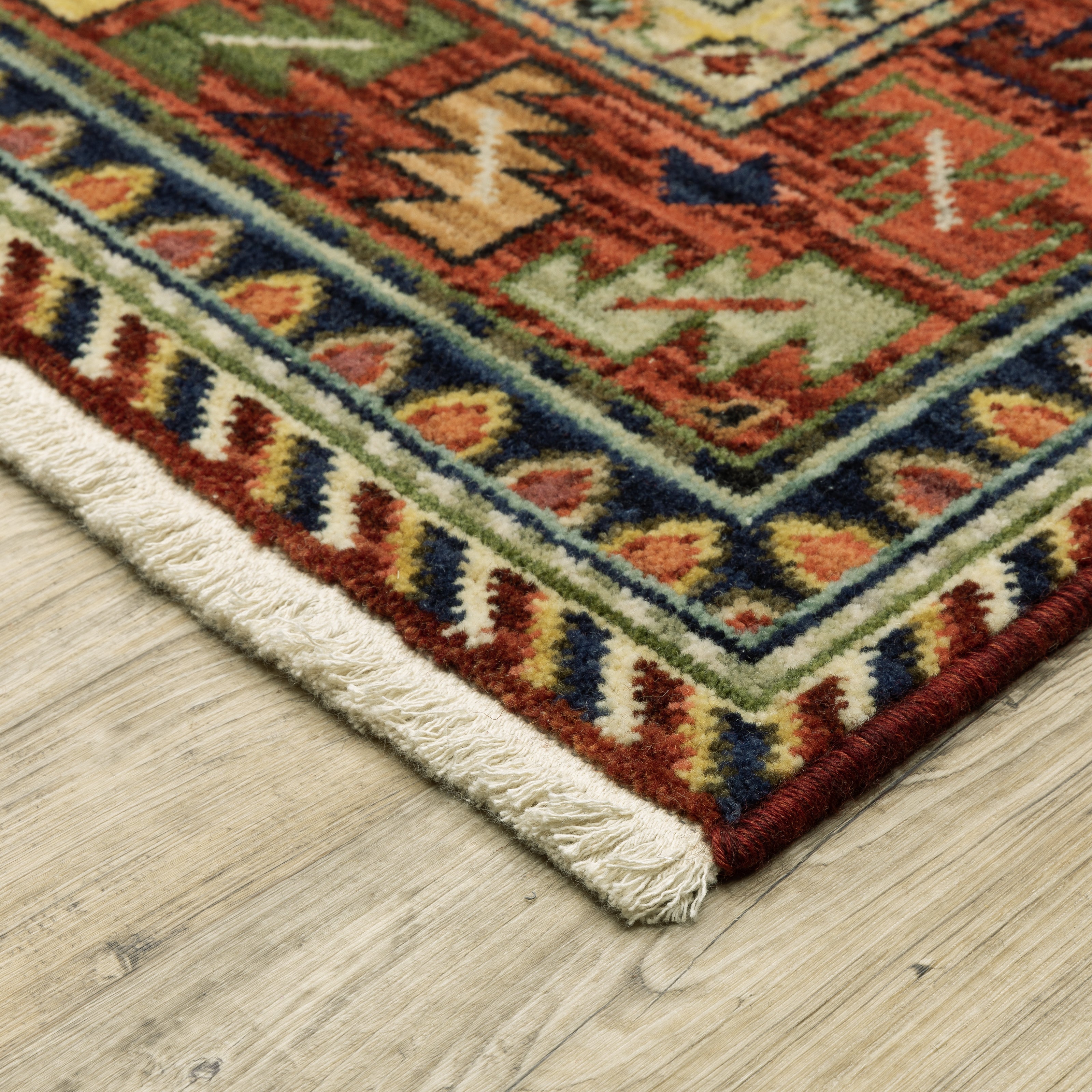 Oriental Weavers Lilihan 8022R Red/Multi Area Rug