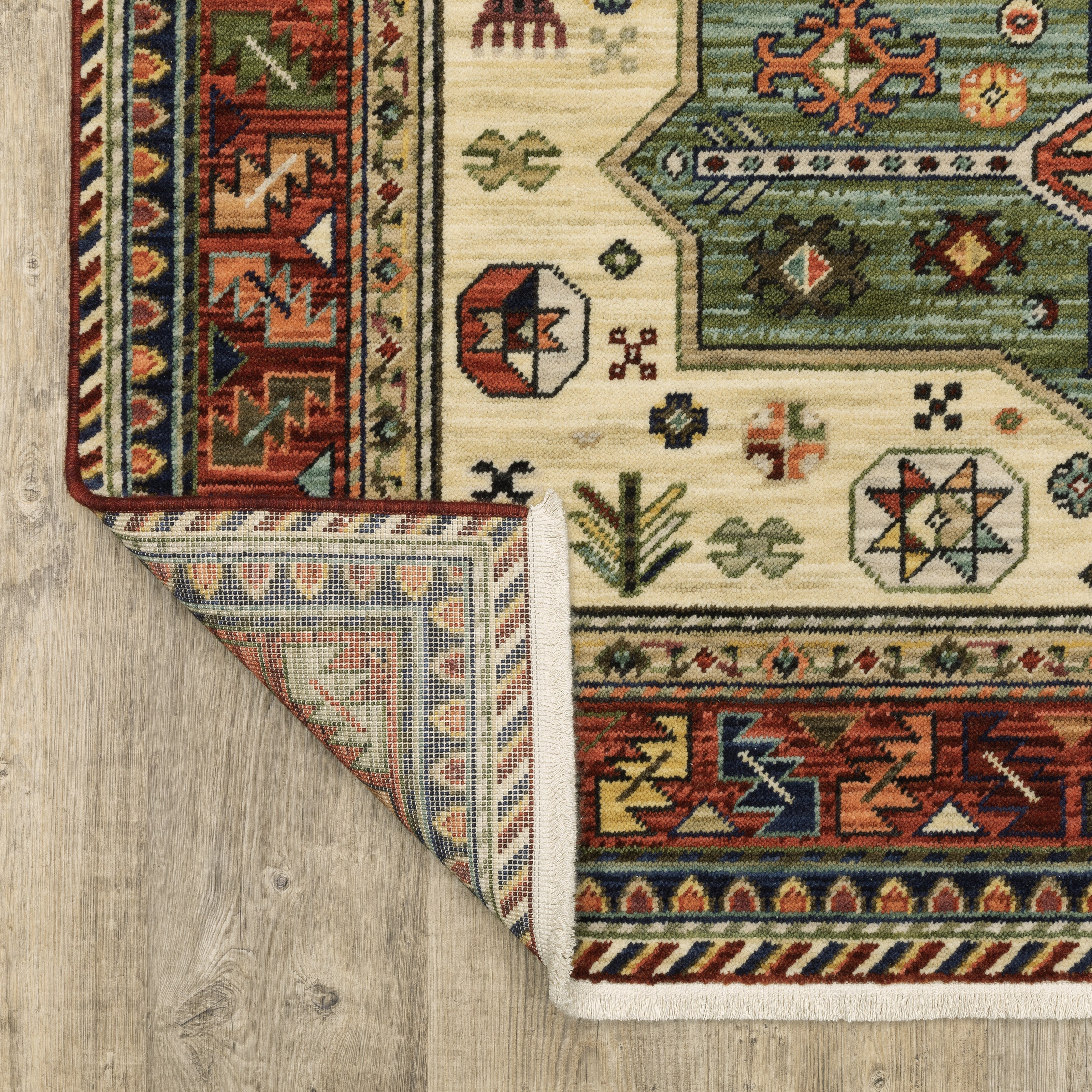 Oriental Weavers Lilihan 8022R Red/Multi Area Rug