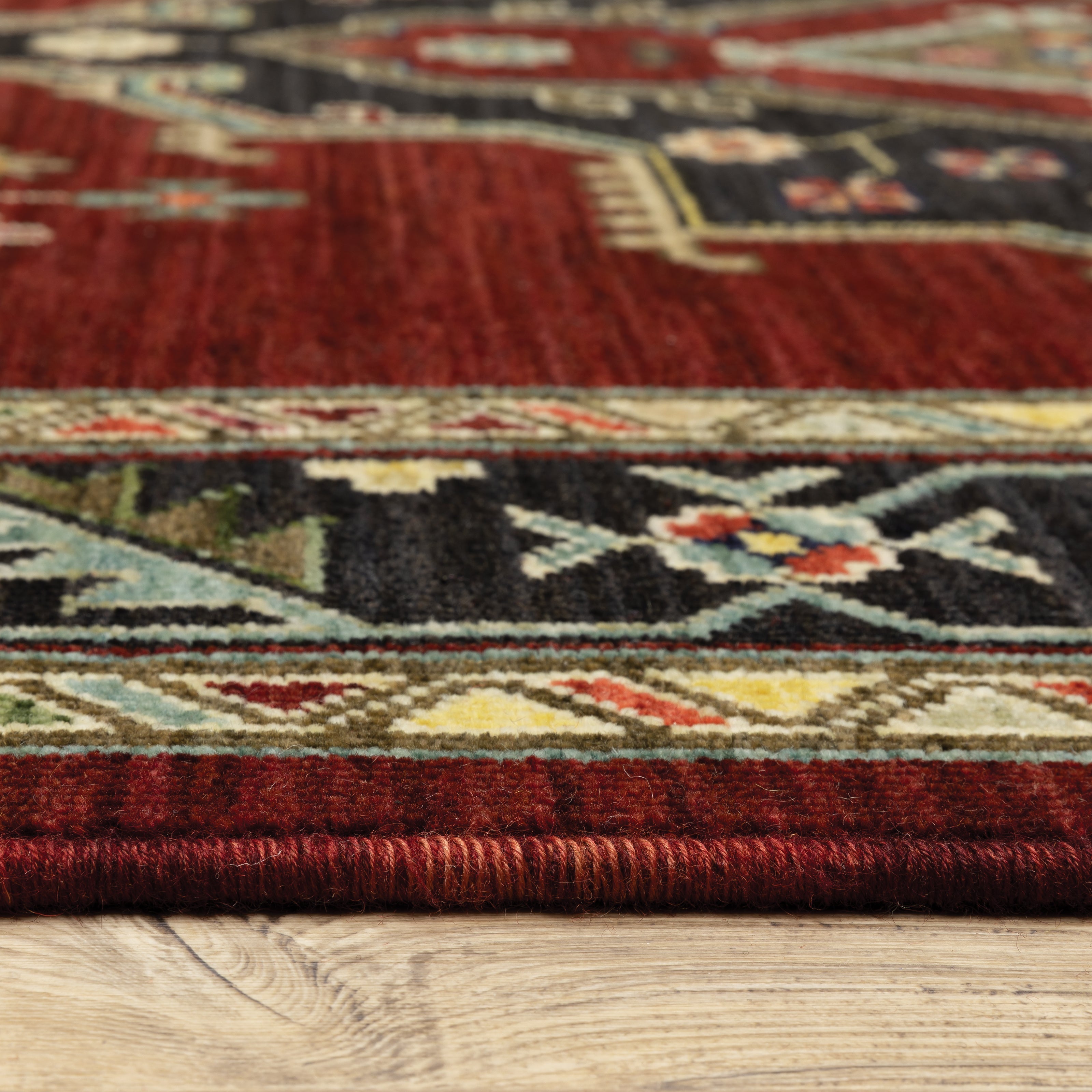 Oriental Weavers Lilihan 92R Red/Black Area Rug