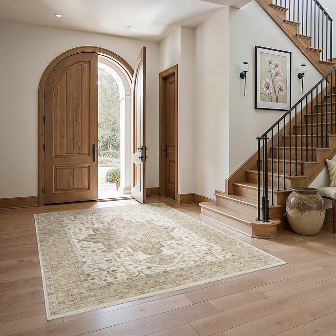 Oriental Weavers Lola LLA01 Beige/Gold Area Rug