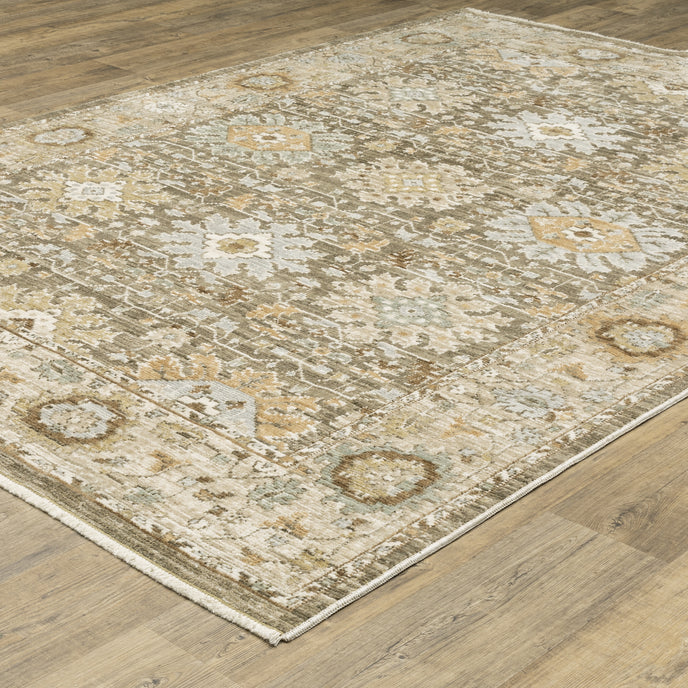 Oriental Weavers Lola LLA03 Brown/Blue Area Rug