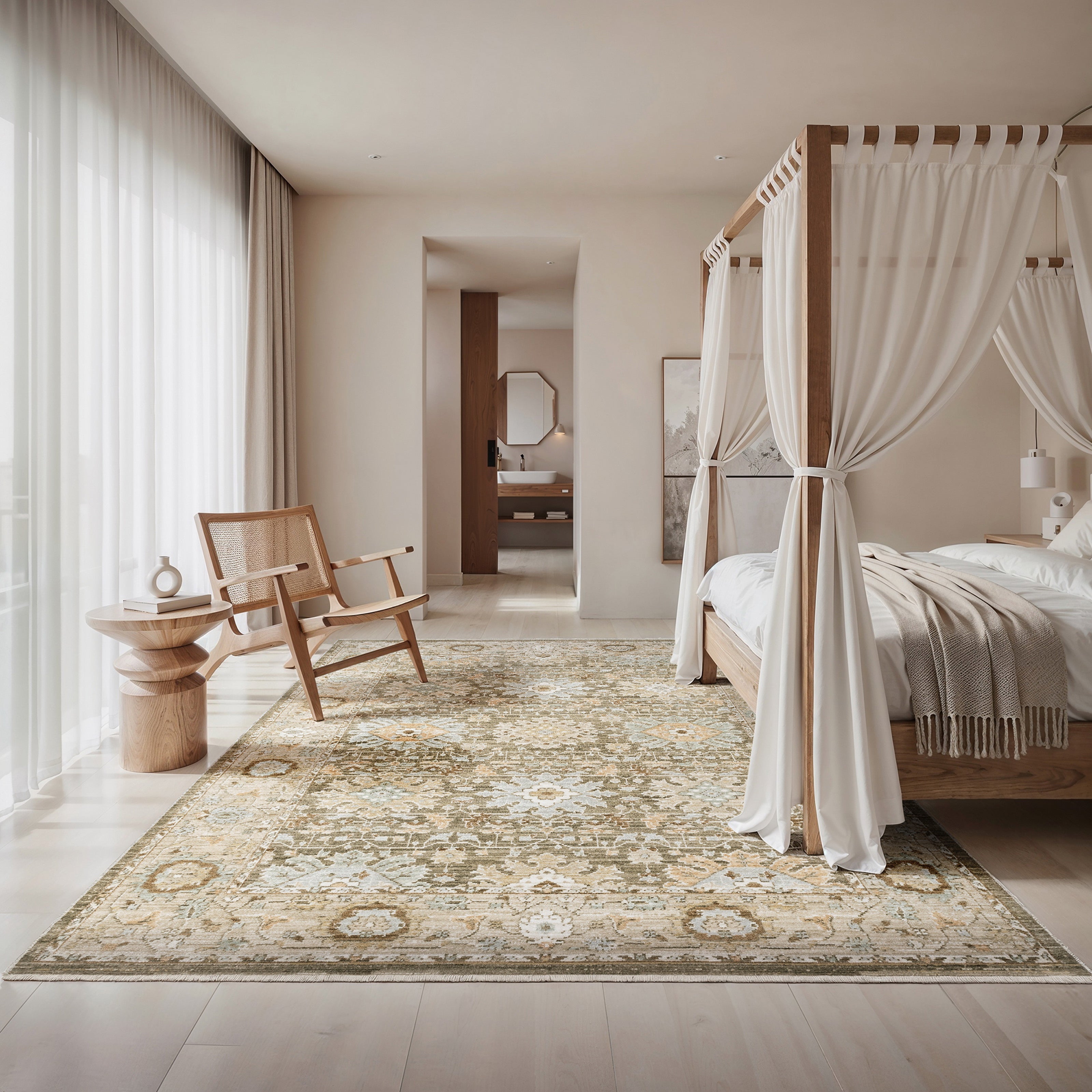 Oriental Weavers Lola LLA03 Brown/Blue Area Rug