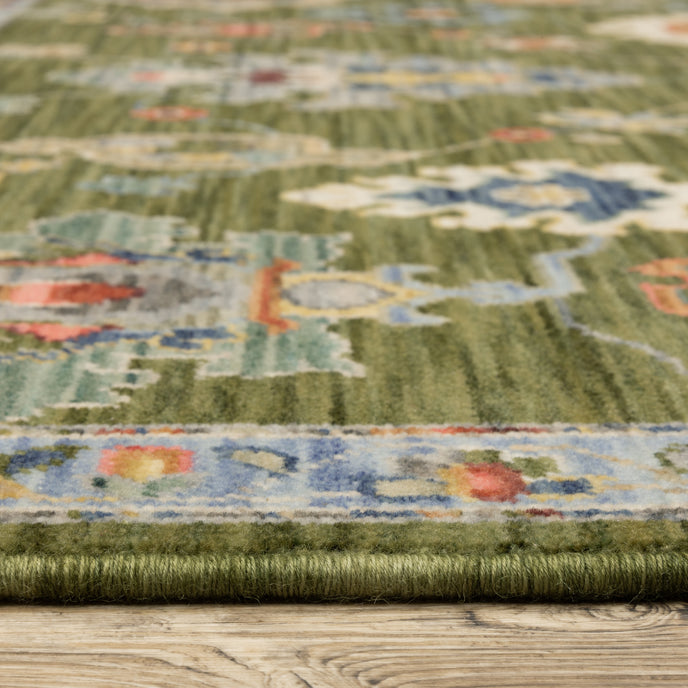 Oriental Weavers Lucca 2863E Green/Multi Area Rug