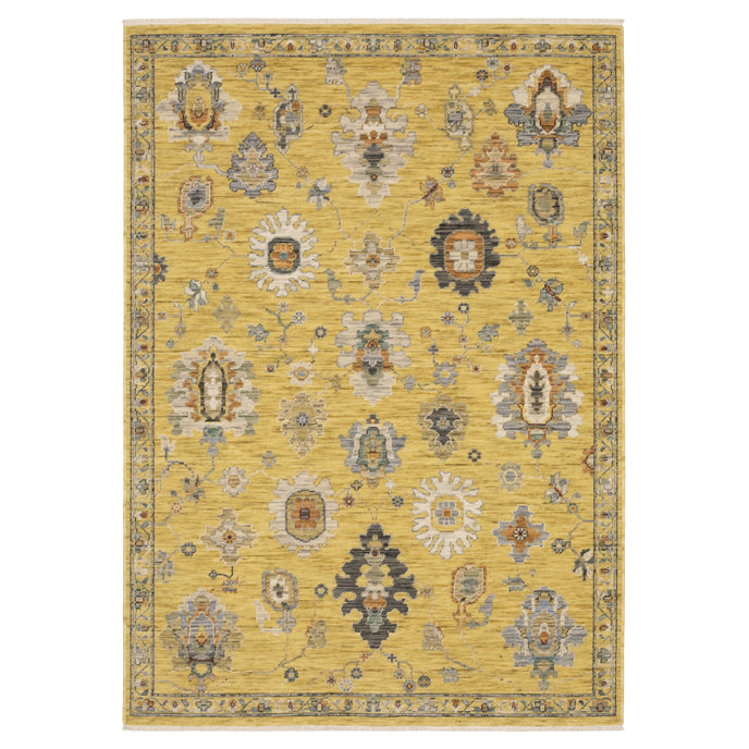 Oriental Weavers Lucca 2863G Yellow/Multi Area Rug