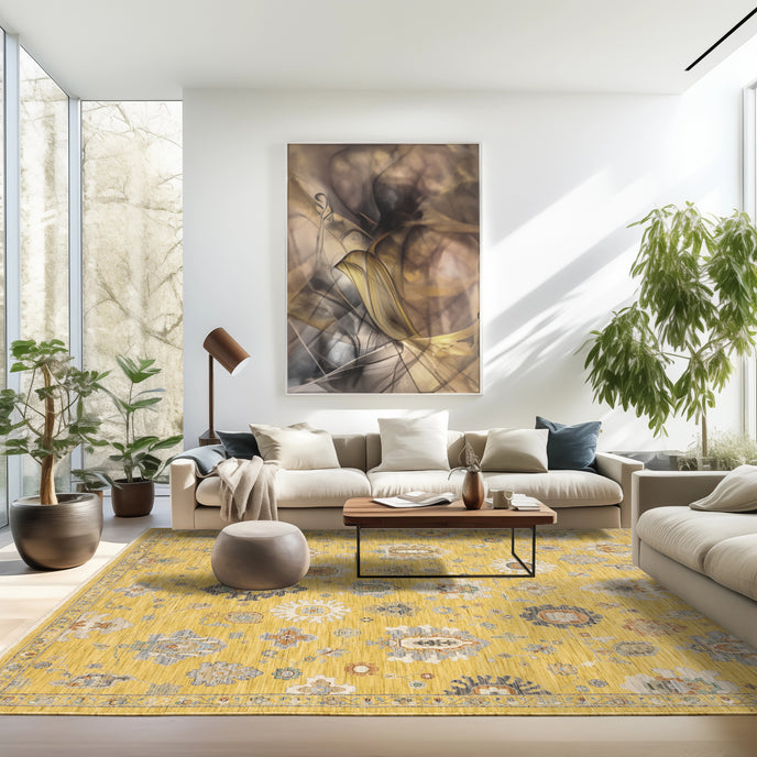 Oriental Weavers Lucca 2863G Yellow/Multi Area Rug