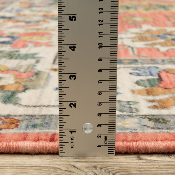Oriental Weavers Lucca 2889B Pink/Multi Area Rug