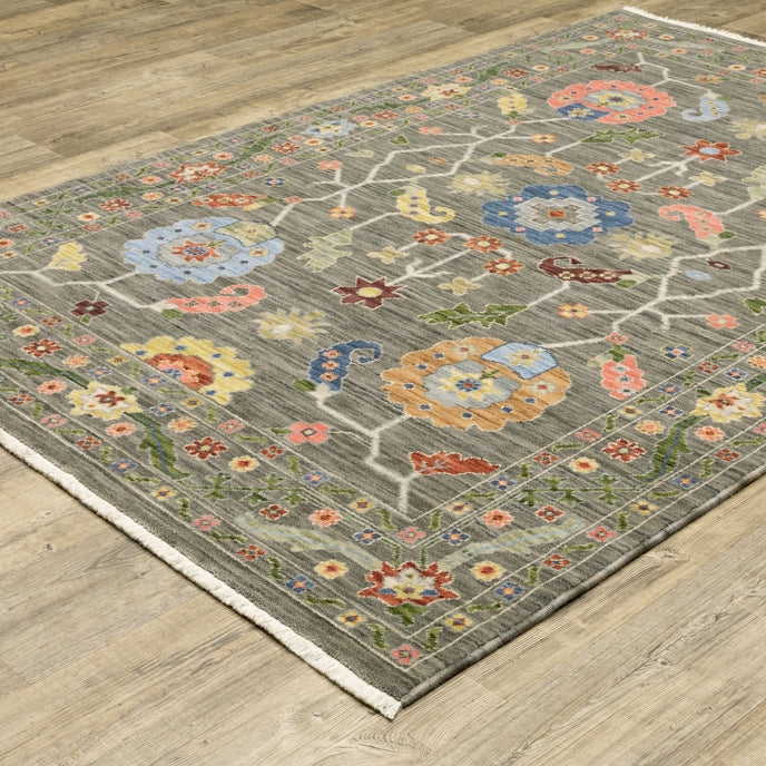 Oriental Weavers Lucca 5506K Grey/Multi Area Rug
