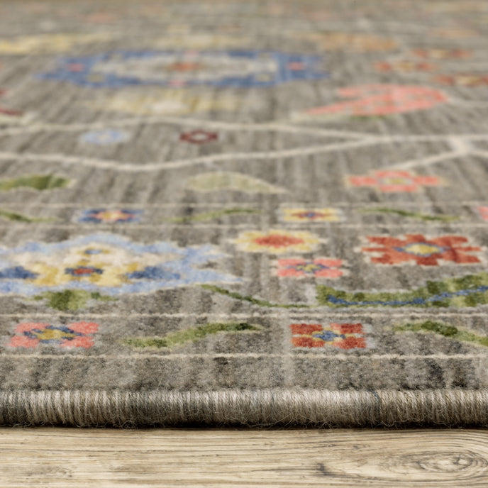 Oriental Weavers Lucca 5506K Grey/Multi Area Rug