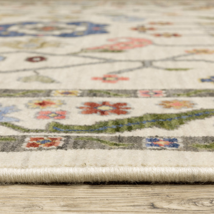 Oriental Weavers Lucca 5506W Ivory/Multi Area Rug