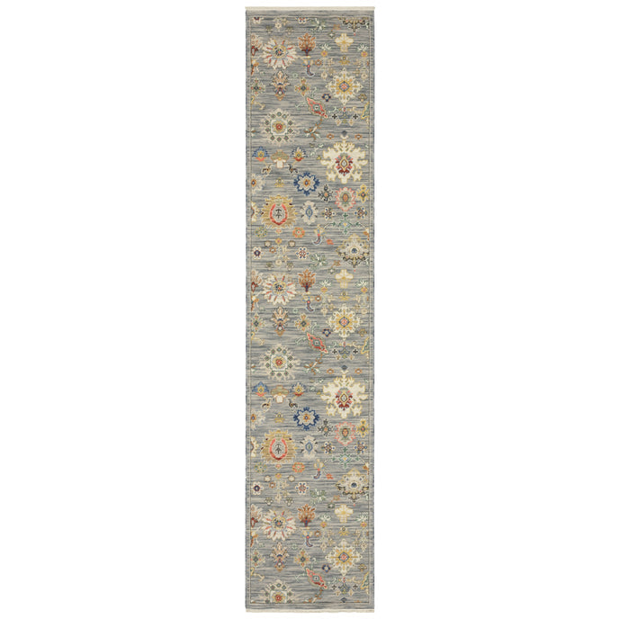 Oriental Weavers Lucca 5507E Grey/Multi Area Rug