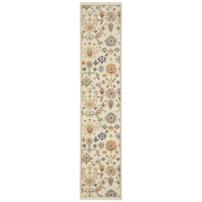 Oriental Weavers Lucca 5507W Ivory/Multi Area Rug