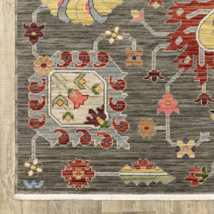 Oriental Weavers Lucca 8111K Grey/Multi Area Rug