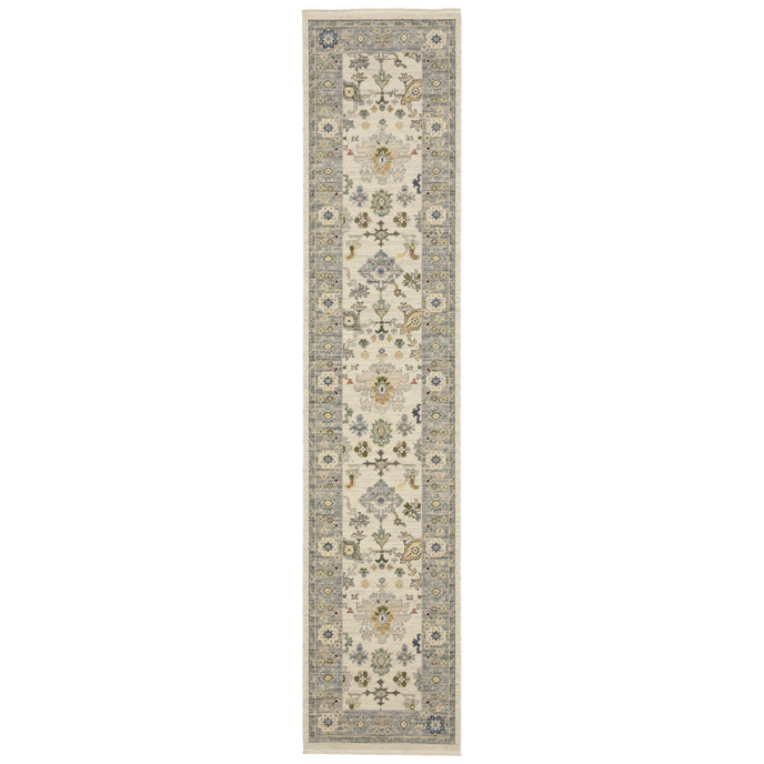Oriental Weavers Lucca 846H Ivory/Blue Area Rug