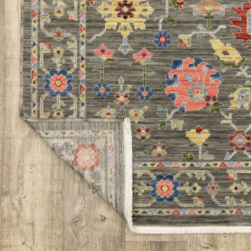 Oriental Weavers Lucca 93K Grey/Multi Area Rug