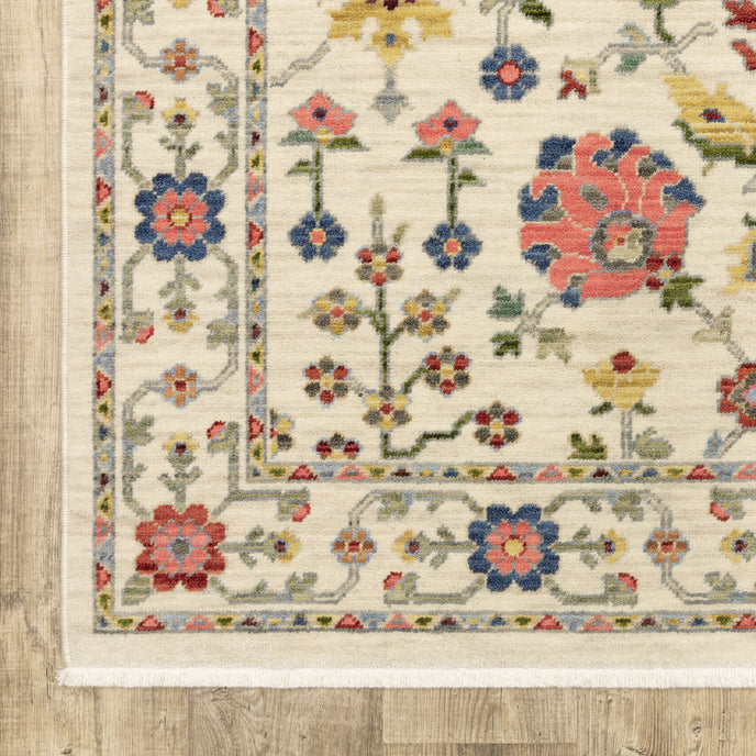 Oriental Weavers Lucca 93W Ivory/Multi Area Rug