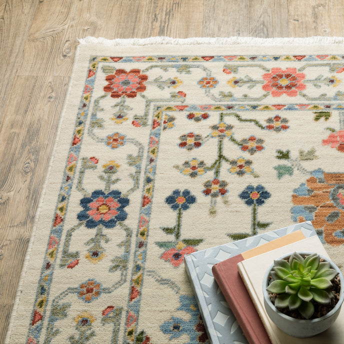Oriental Weavers Lucca 93W Ivory/Multi Area Rug
