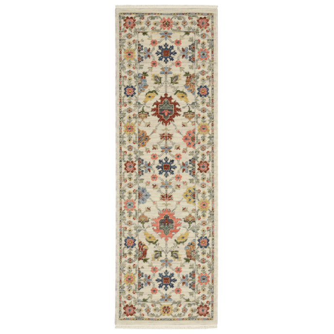Oriental Weavers Lucca 93W Ivory/Multi Area Rug