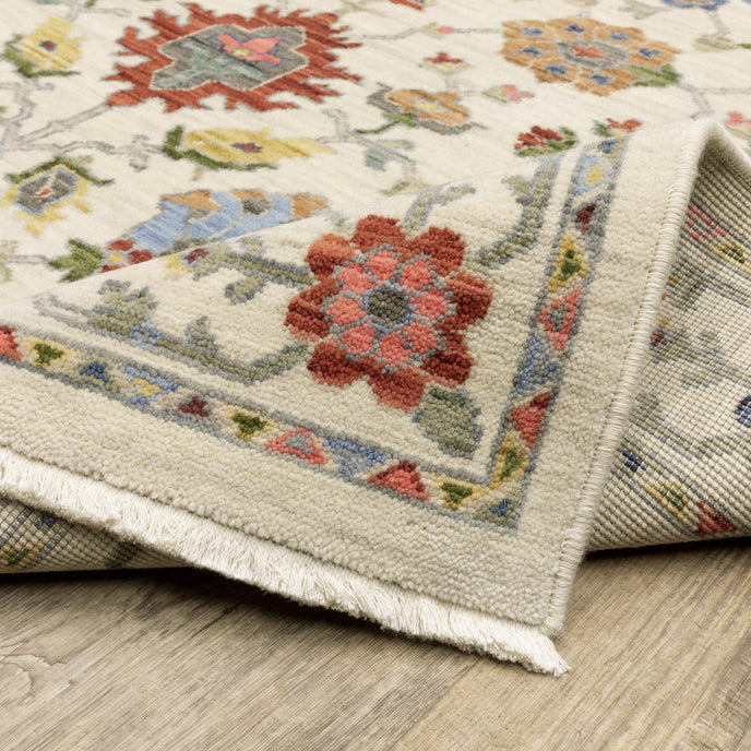 Oriental Weavers Lucca 93W Ivory/Multi Area Rug