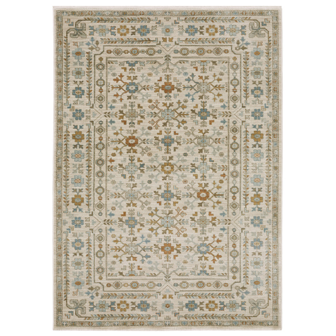 Oriental Weavers Maeve MAE01 Ivory/Blue Area Rug