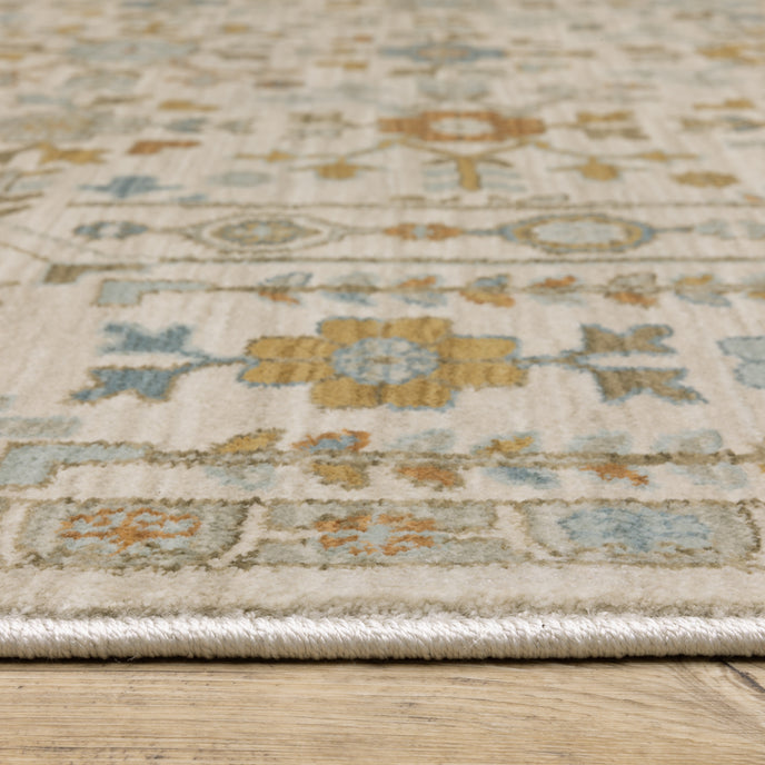 Oriental Weavers Maeve MAE01 Ivory/Blue Area Rug