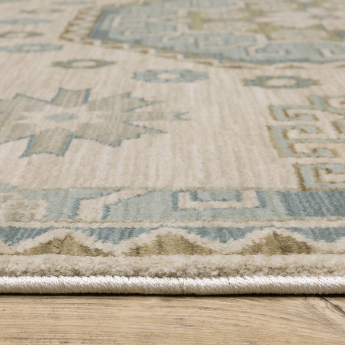 Oriental Weavers Maeve MAE03 Beige/Blue Area Rug