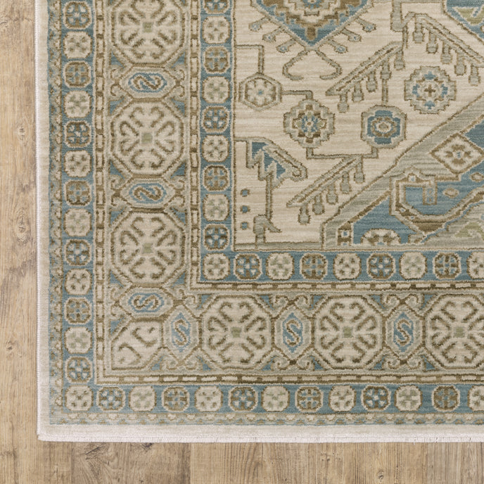 Oriental Weavers Maeve MAE05 Beige/Blue Area Rug